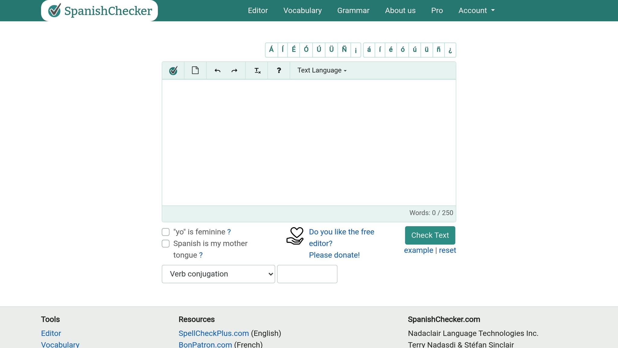 SpanishChecker