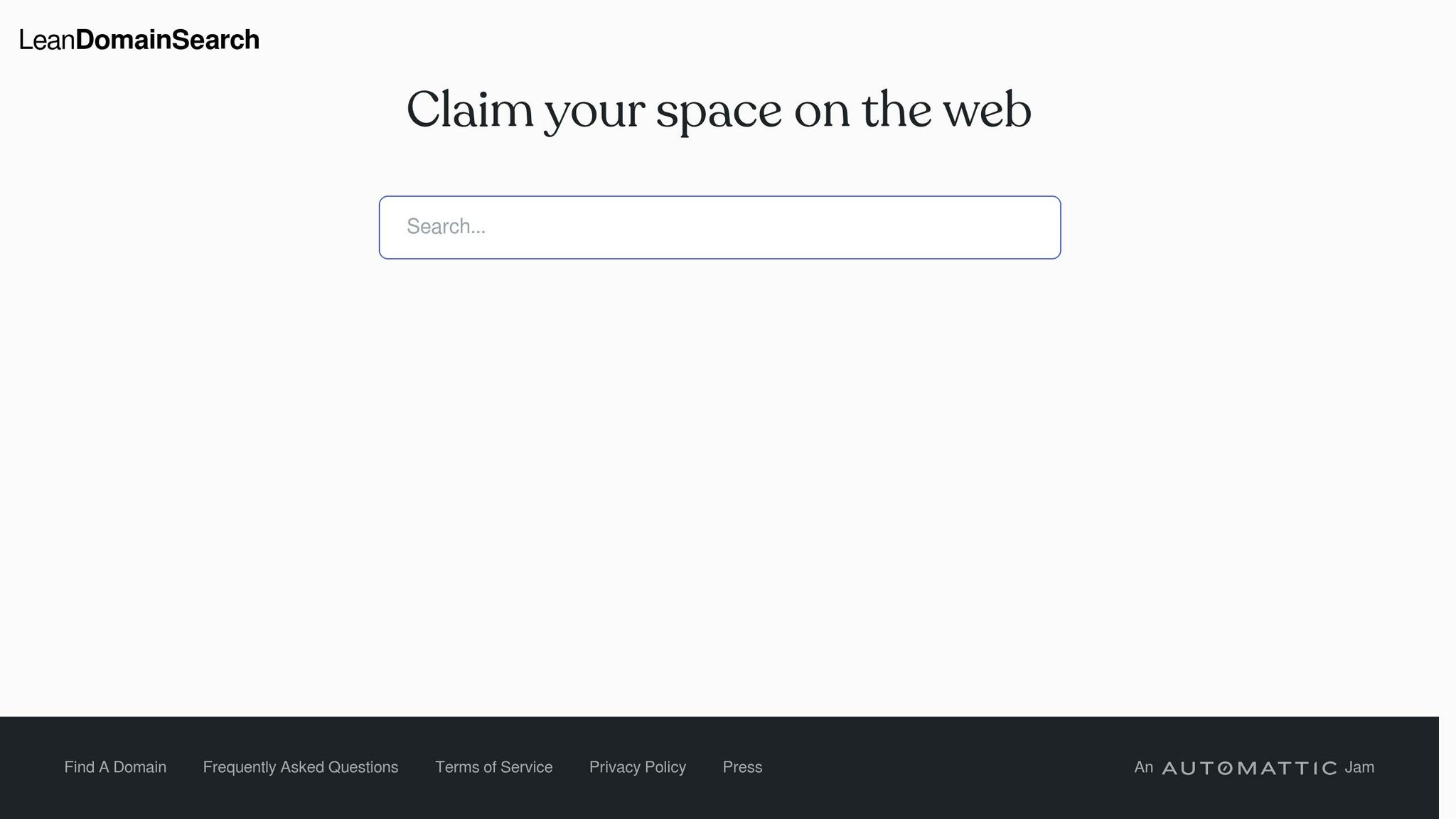 Lean Domain Search