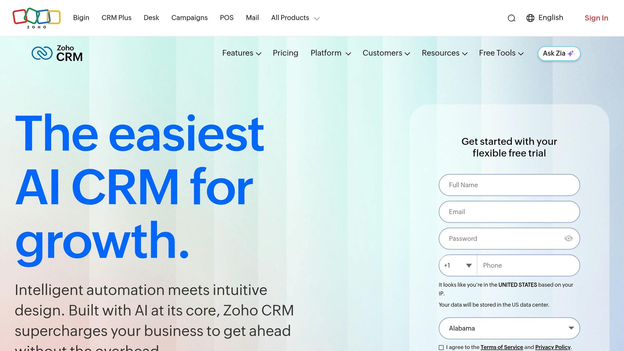 Zoho CRM