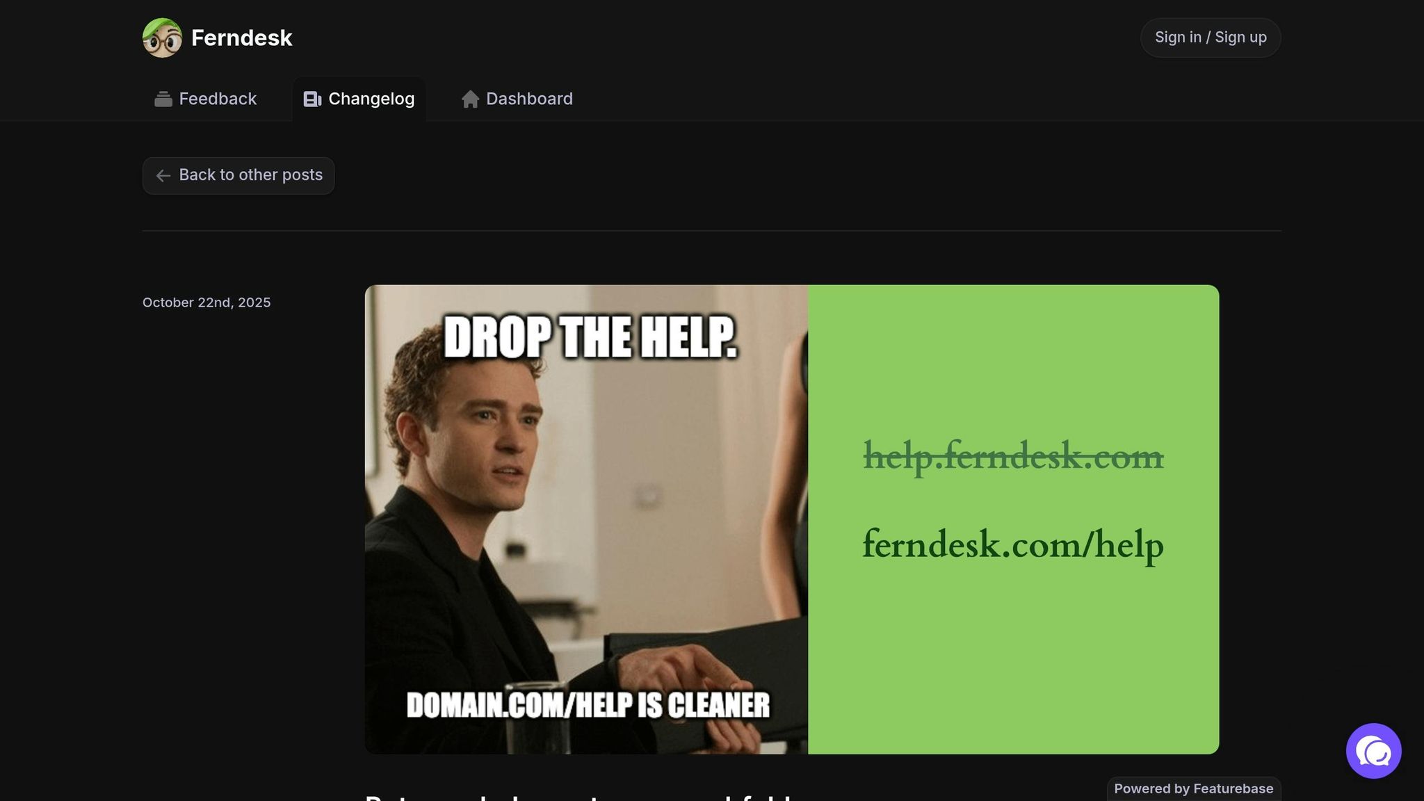 Ferndesk