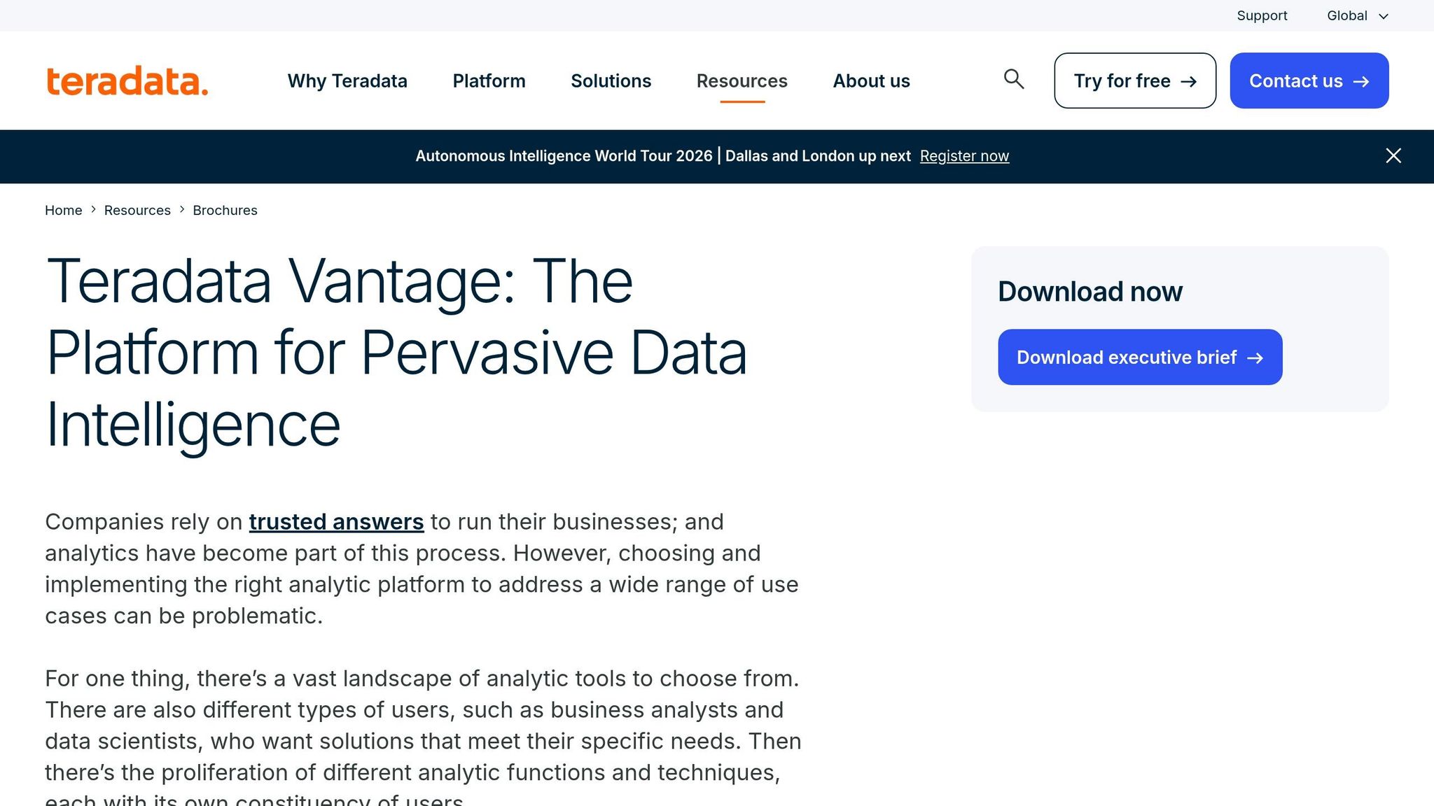 Teradata Vantage