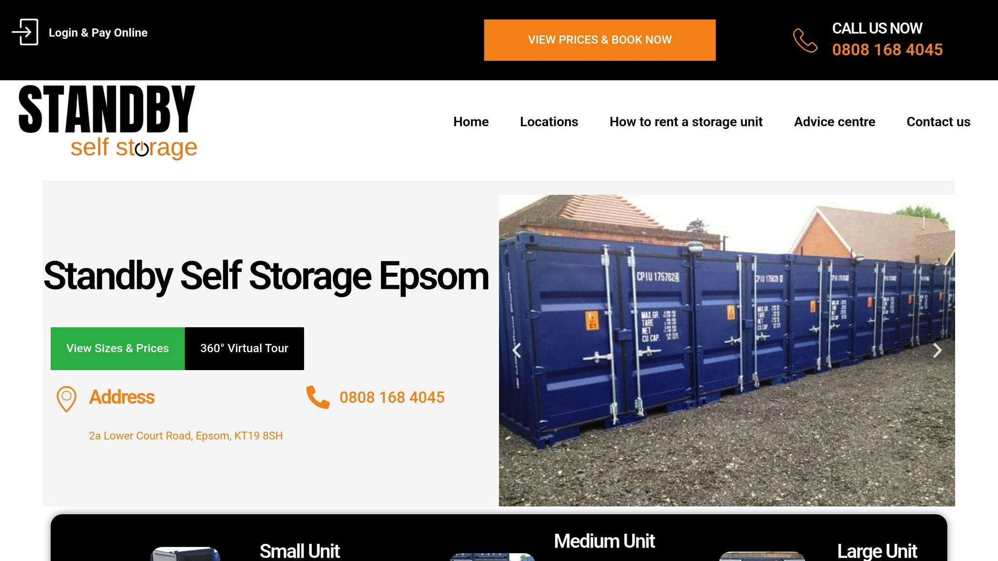 Self Storage in Epsom