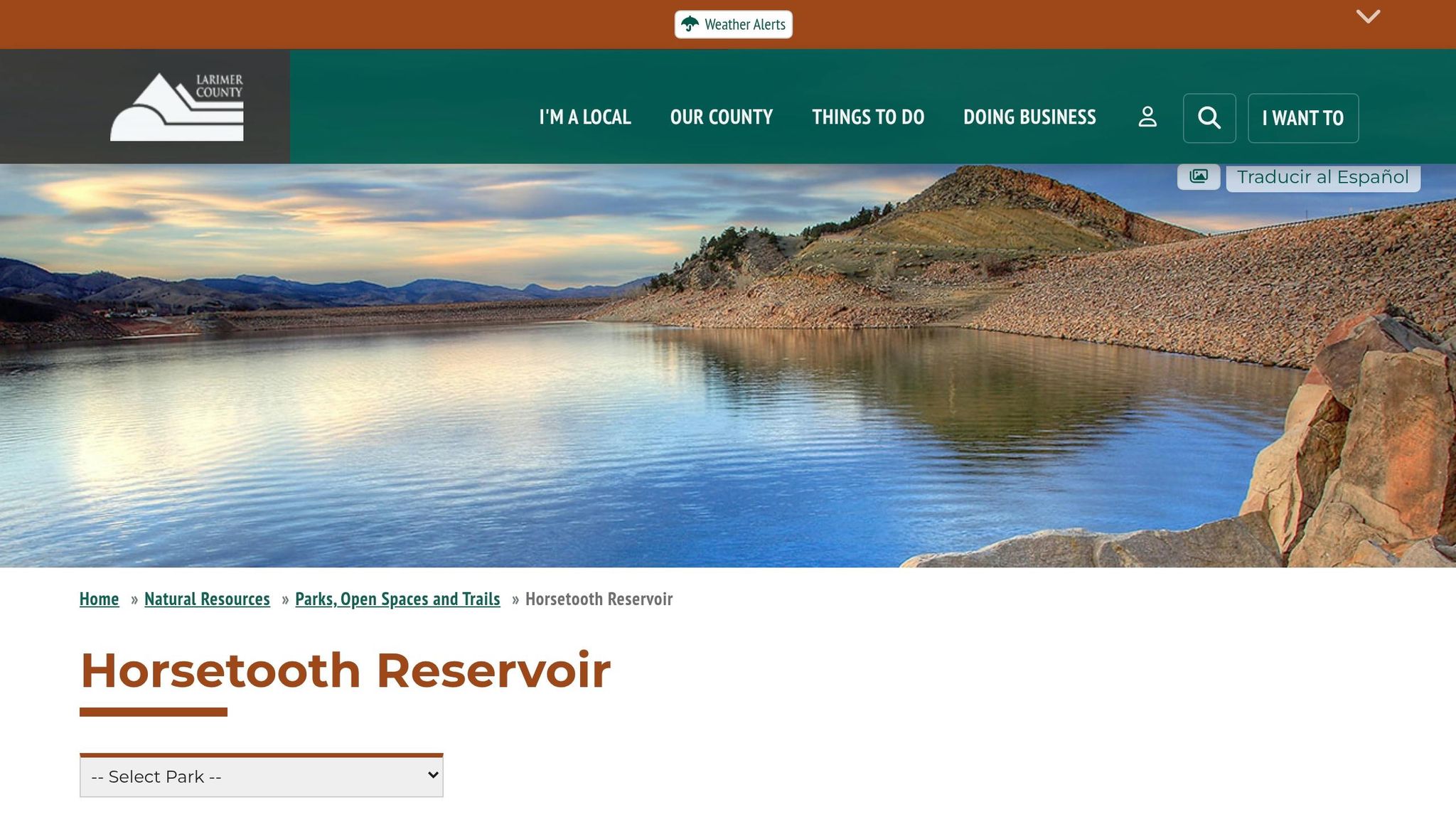 Horsetooth Reservoir