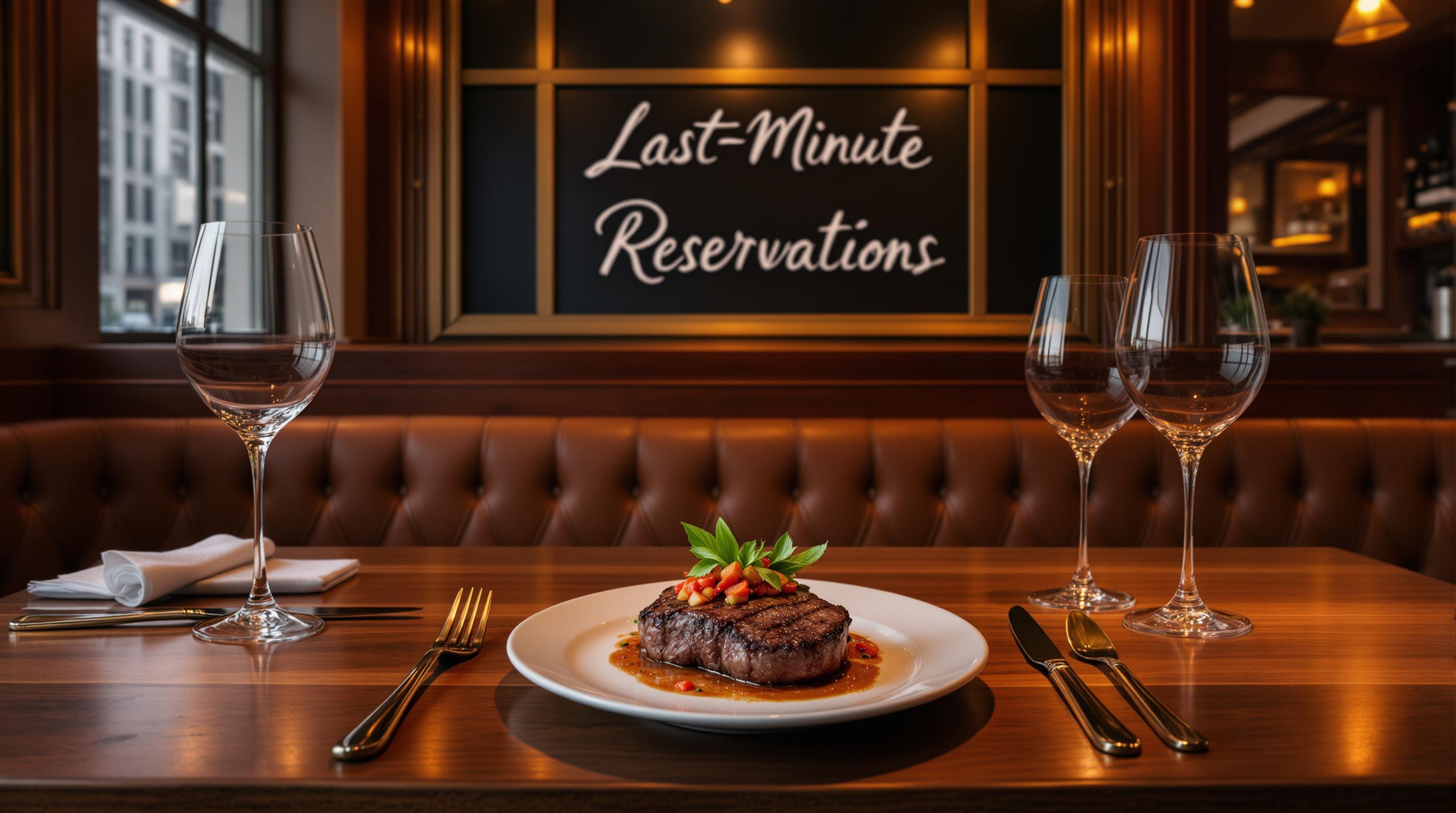 Thumbnail for: 7 Tips for Last-Minute Steakhouse Reservations