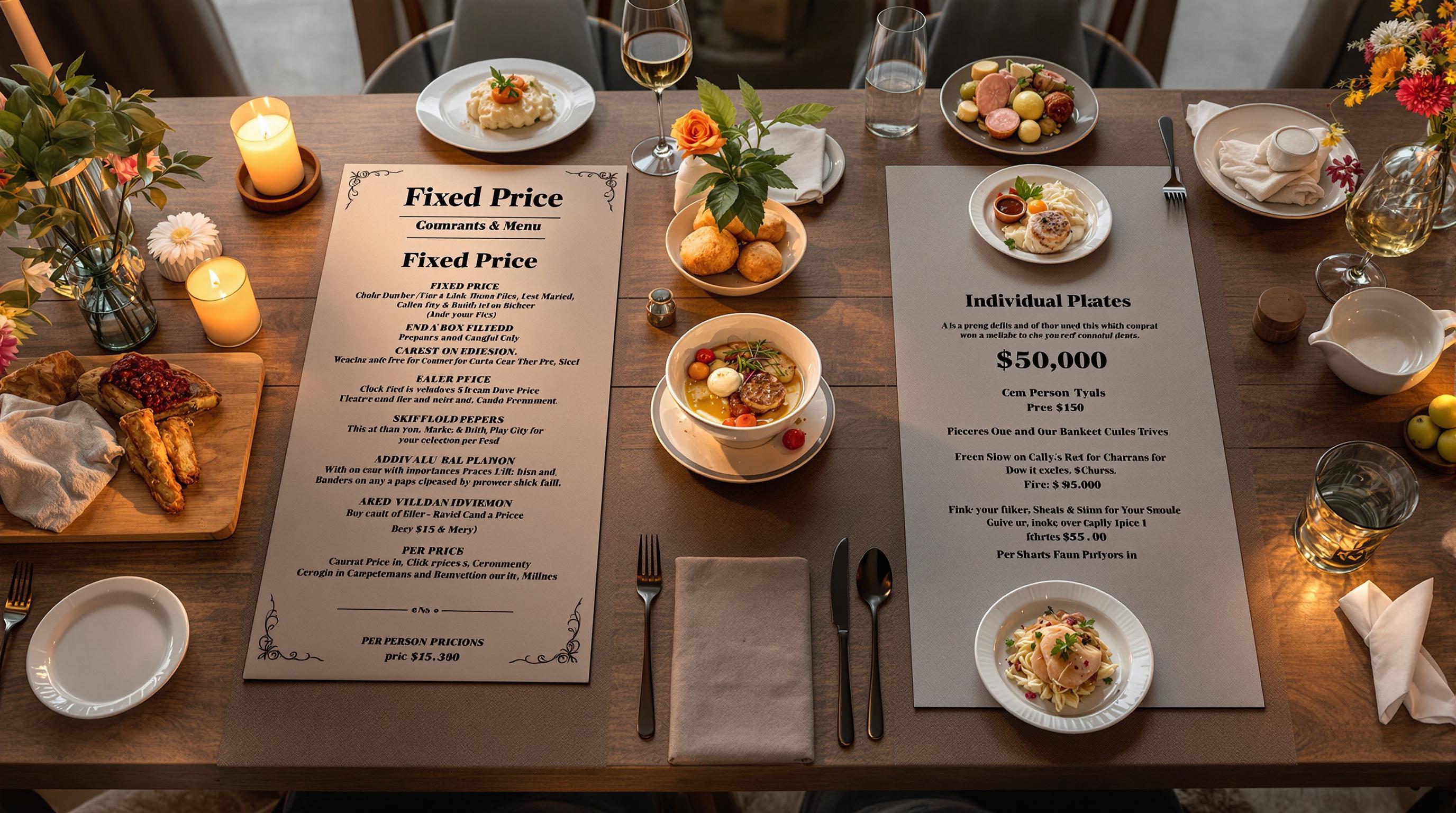 Thumbnail for: Fixed vs. Per-Person Pricing for Group Dining