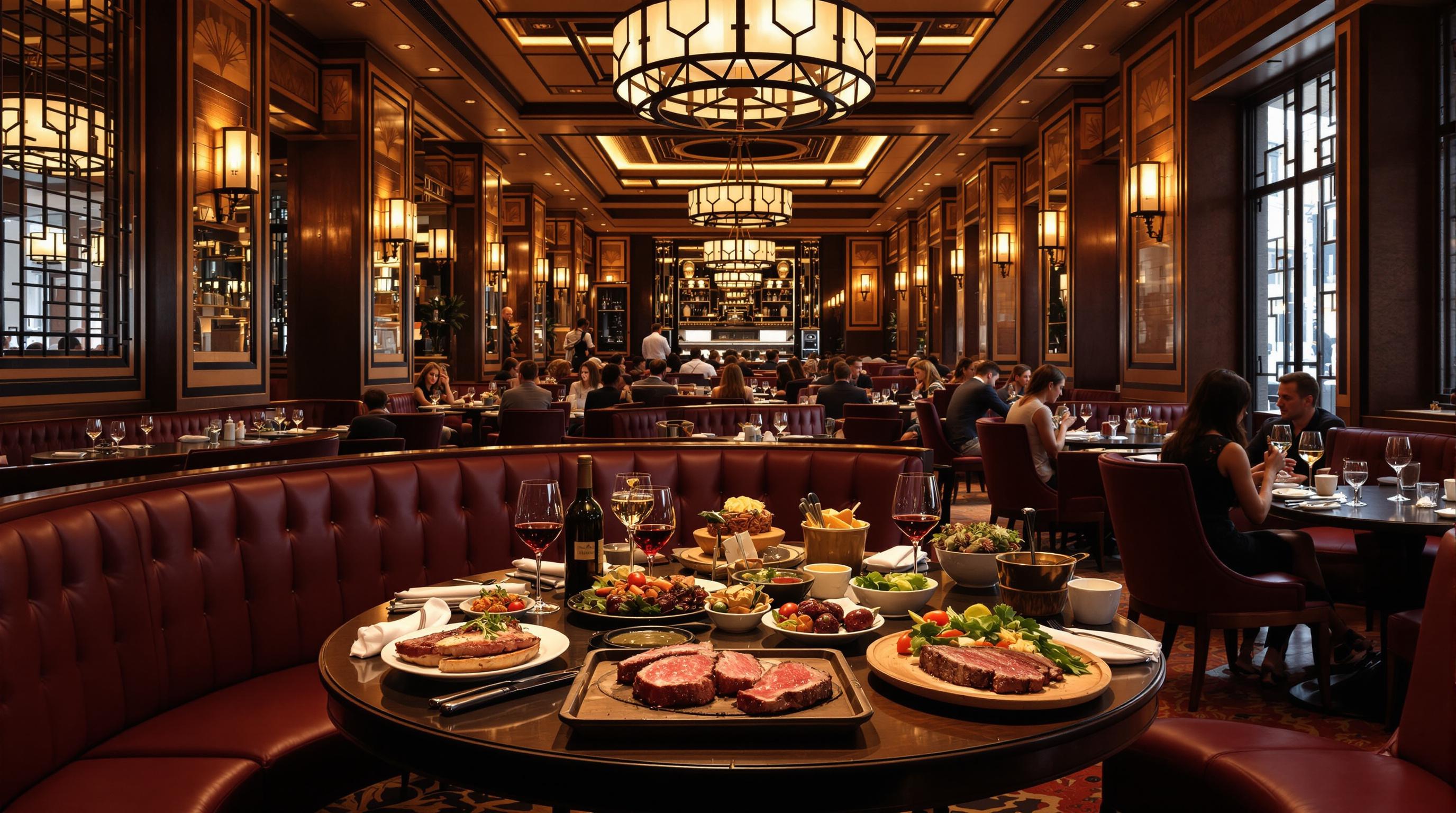 Thumbnail for: Beefbar NYC: Art Deco Meets Modern Steakhouse