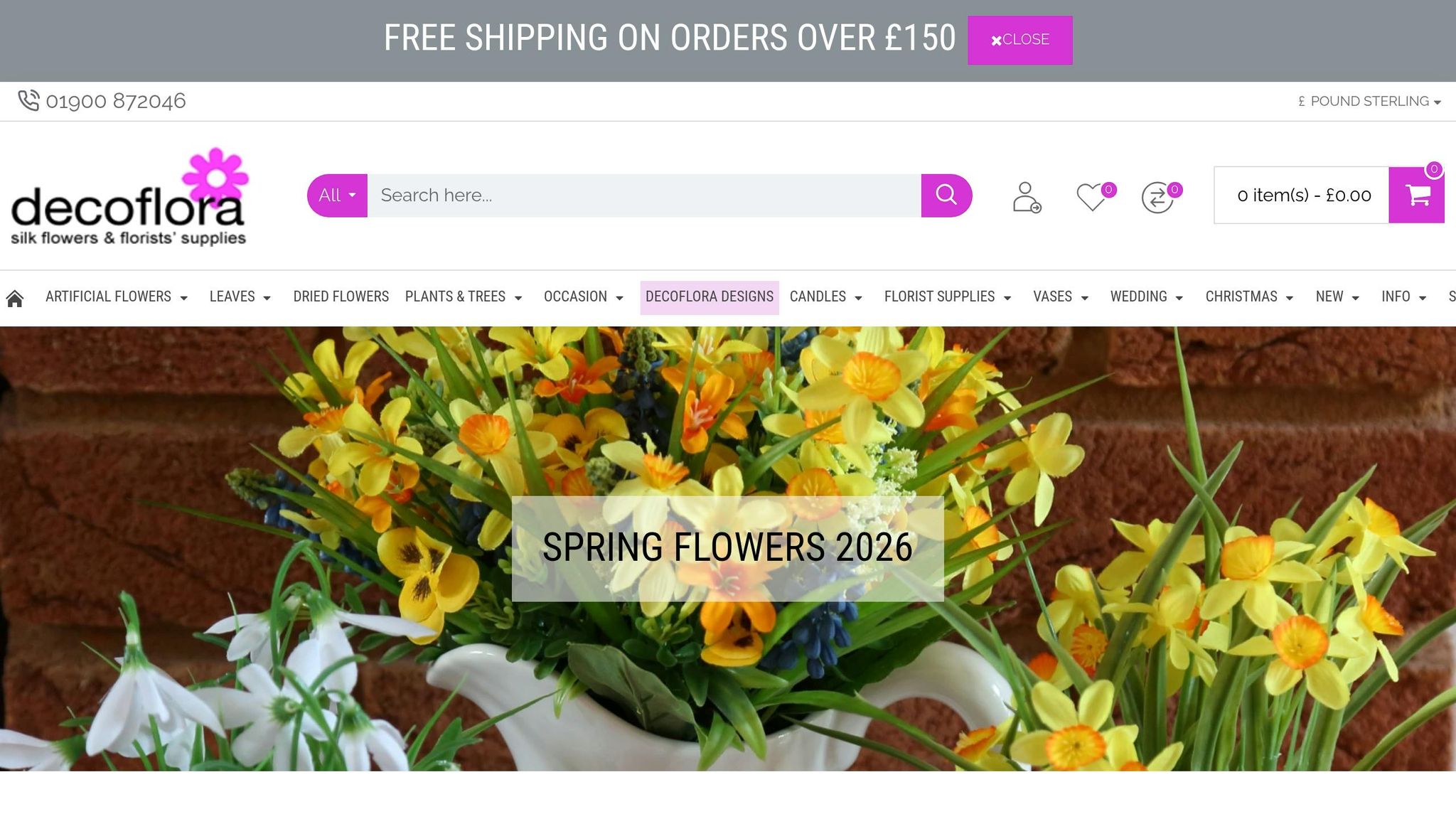 Silk Flowers Decoflora