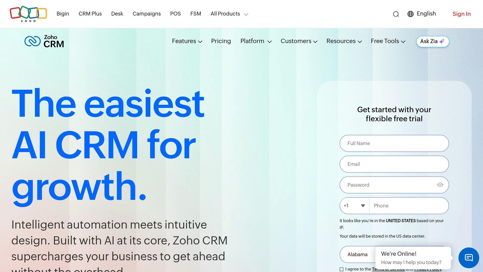 Zoho CRM
