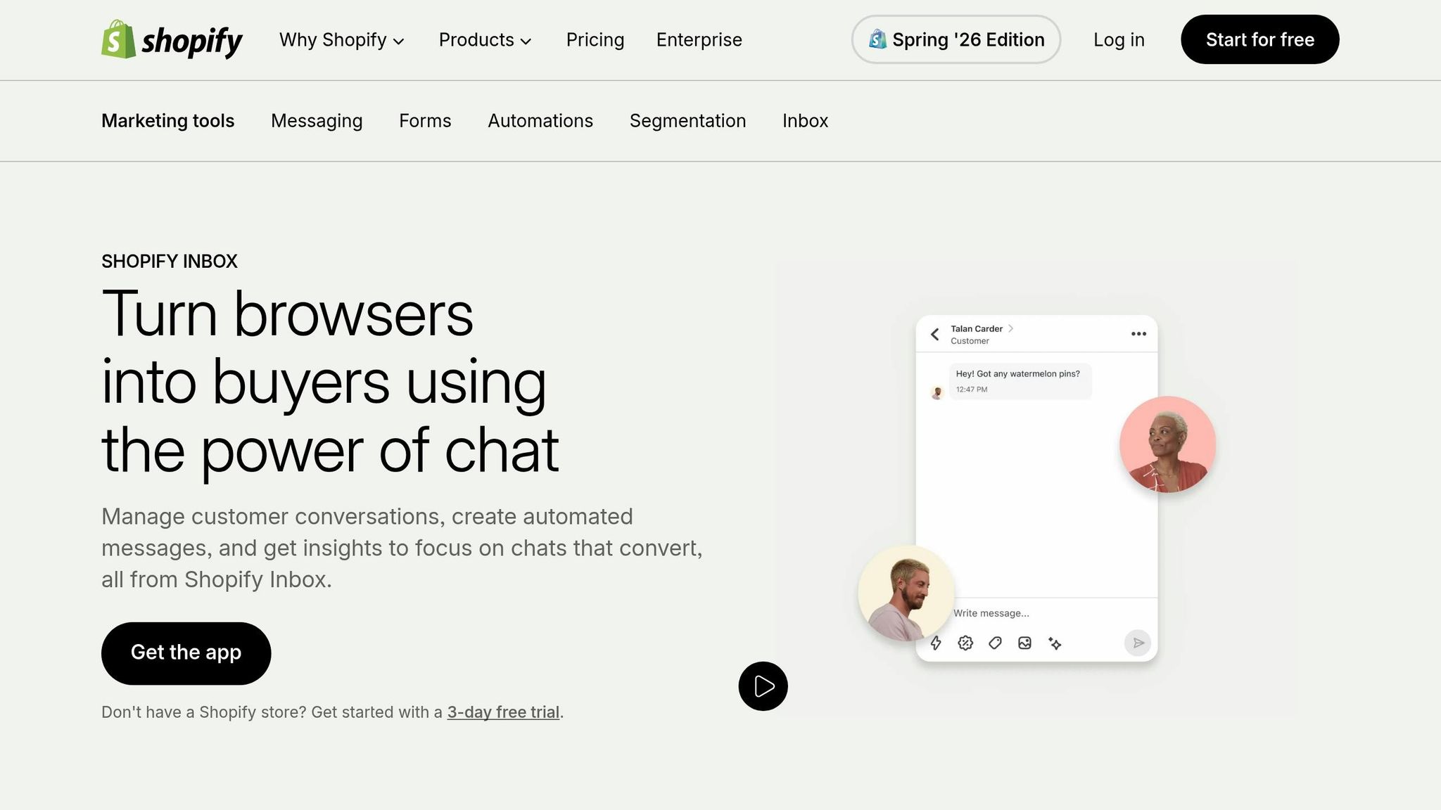 Shopify Inbox