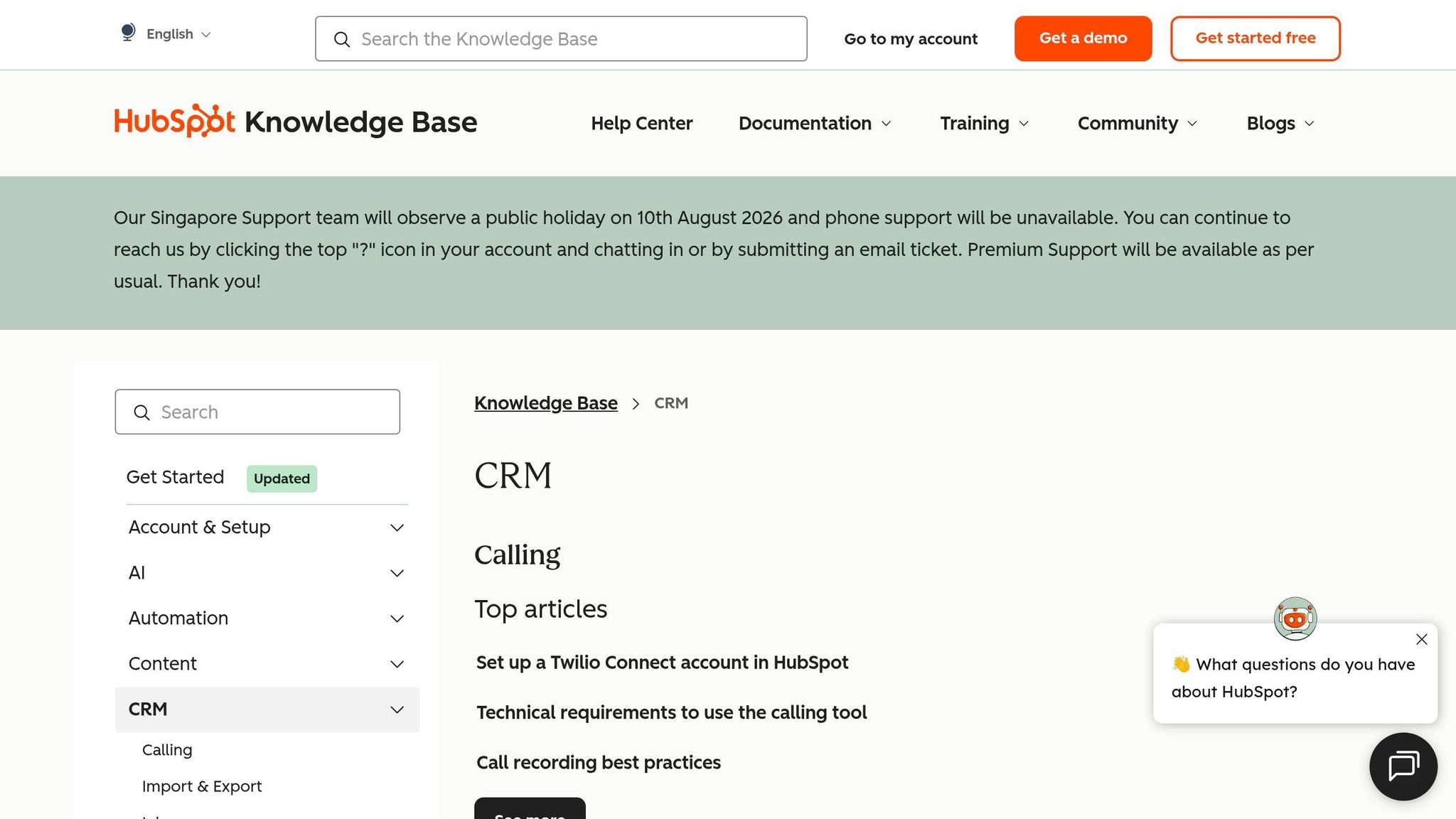 HubSpot CRM