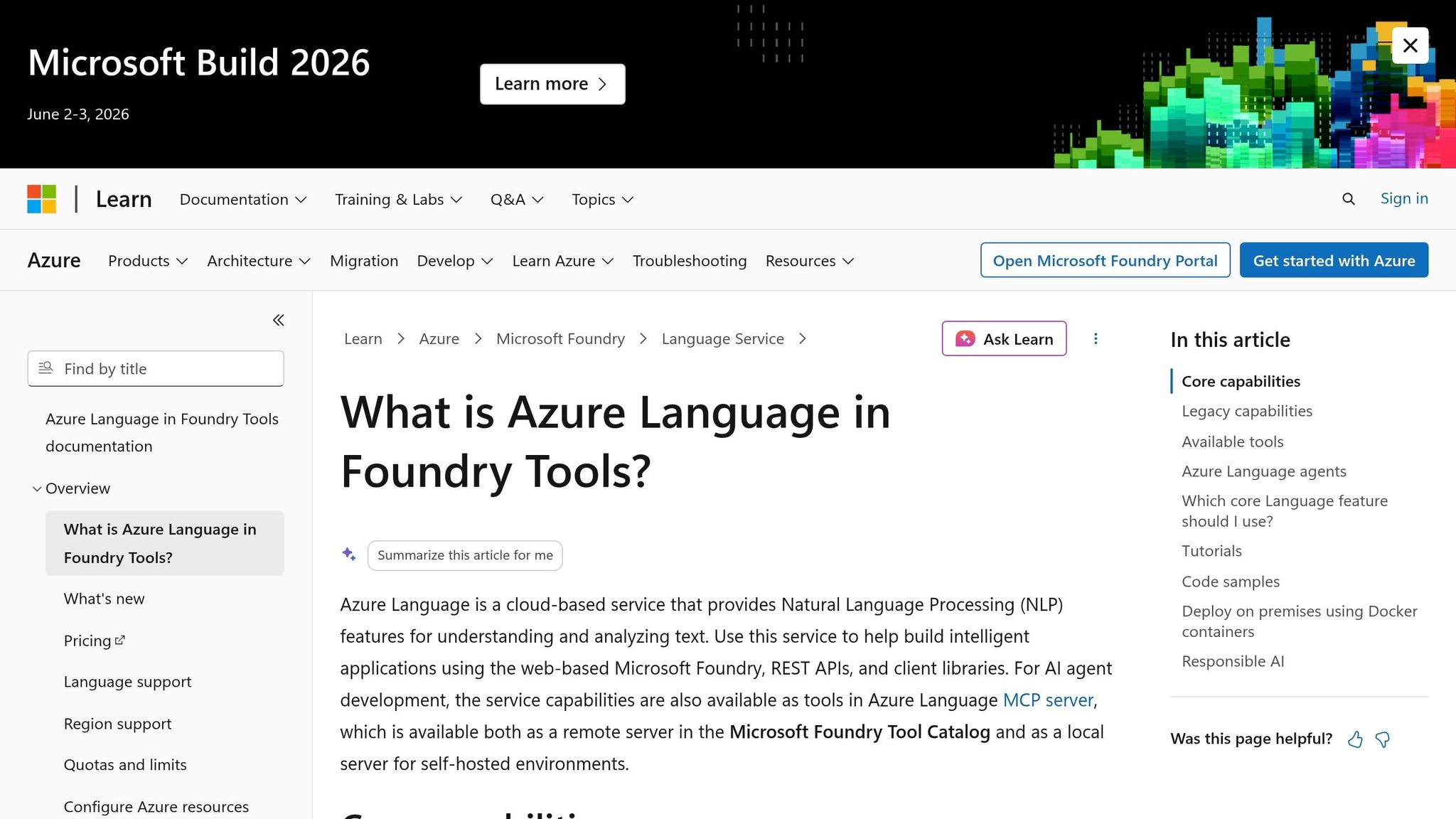 Azure AI Language