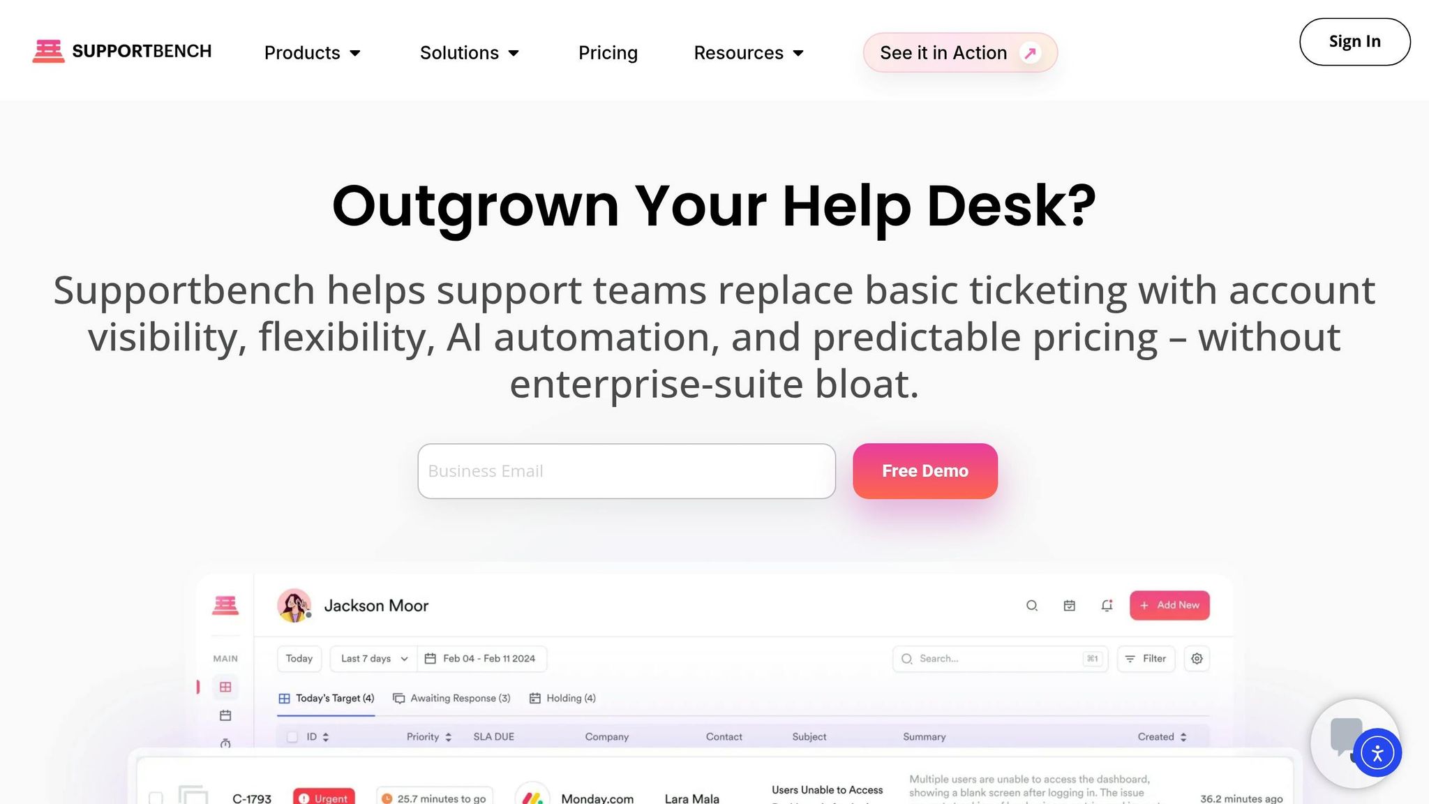 Supportbench