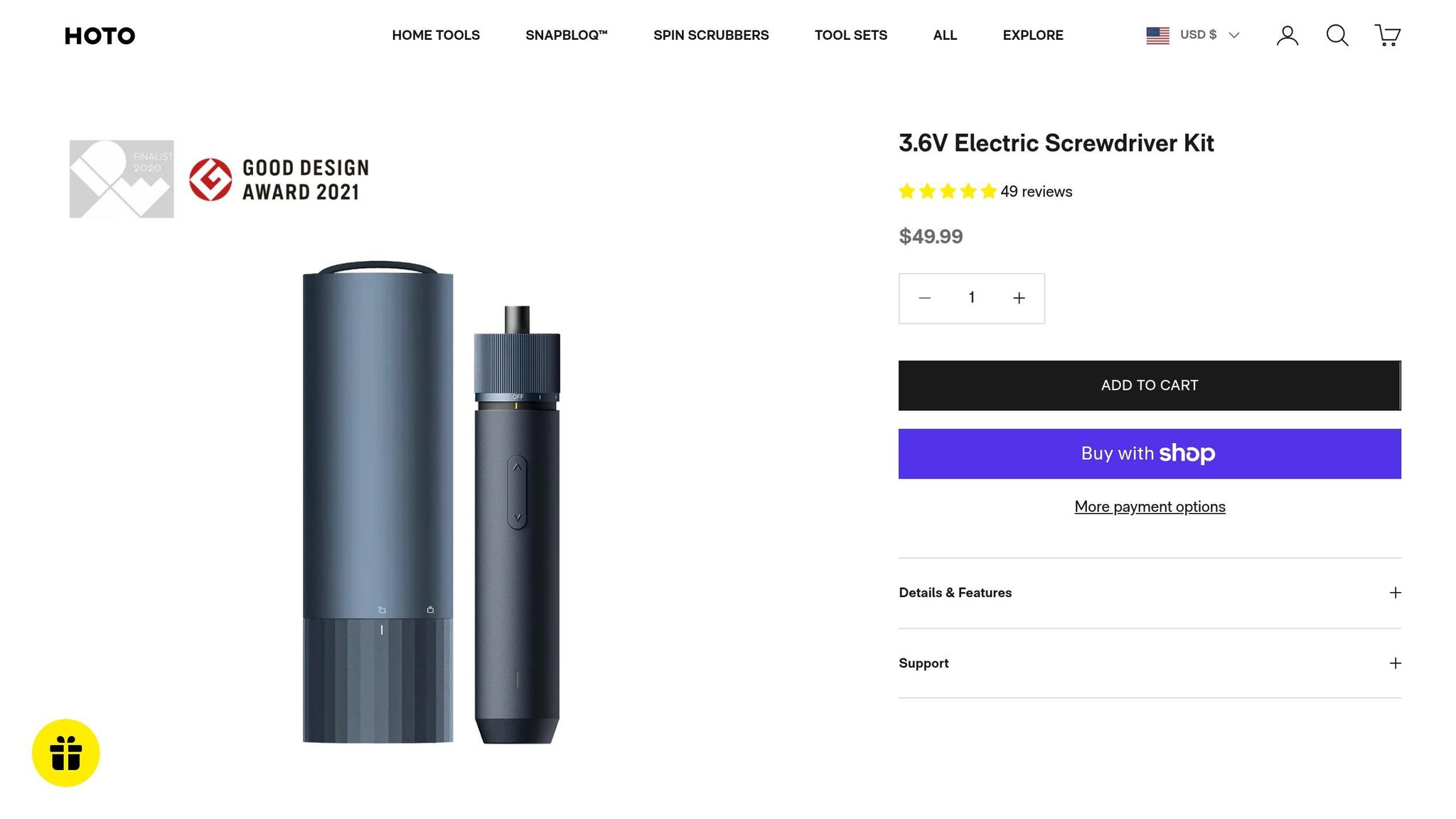 Hoto Electric Screwdriver Kit