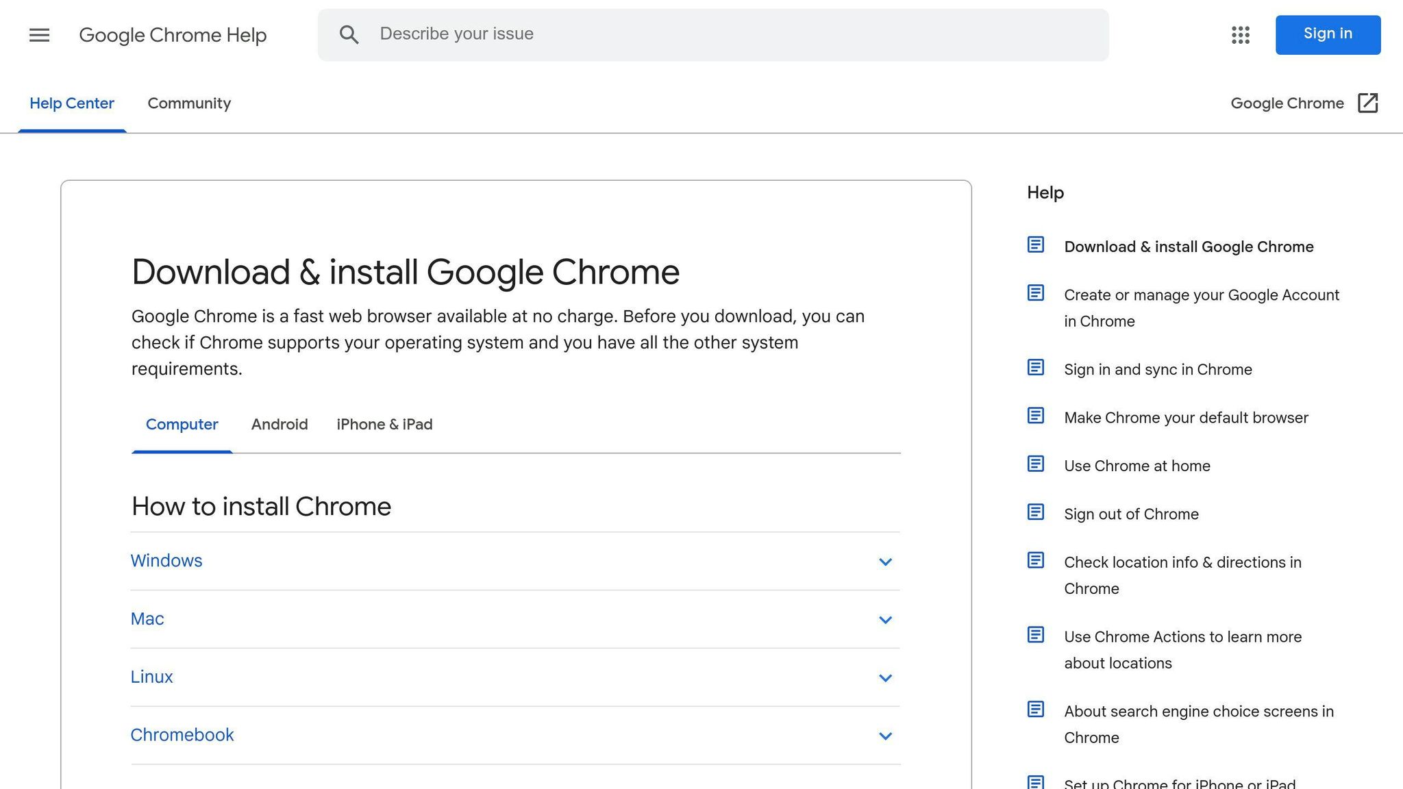 Chrome