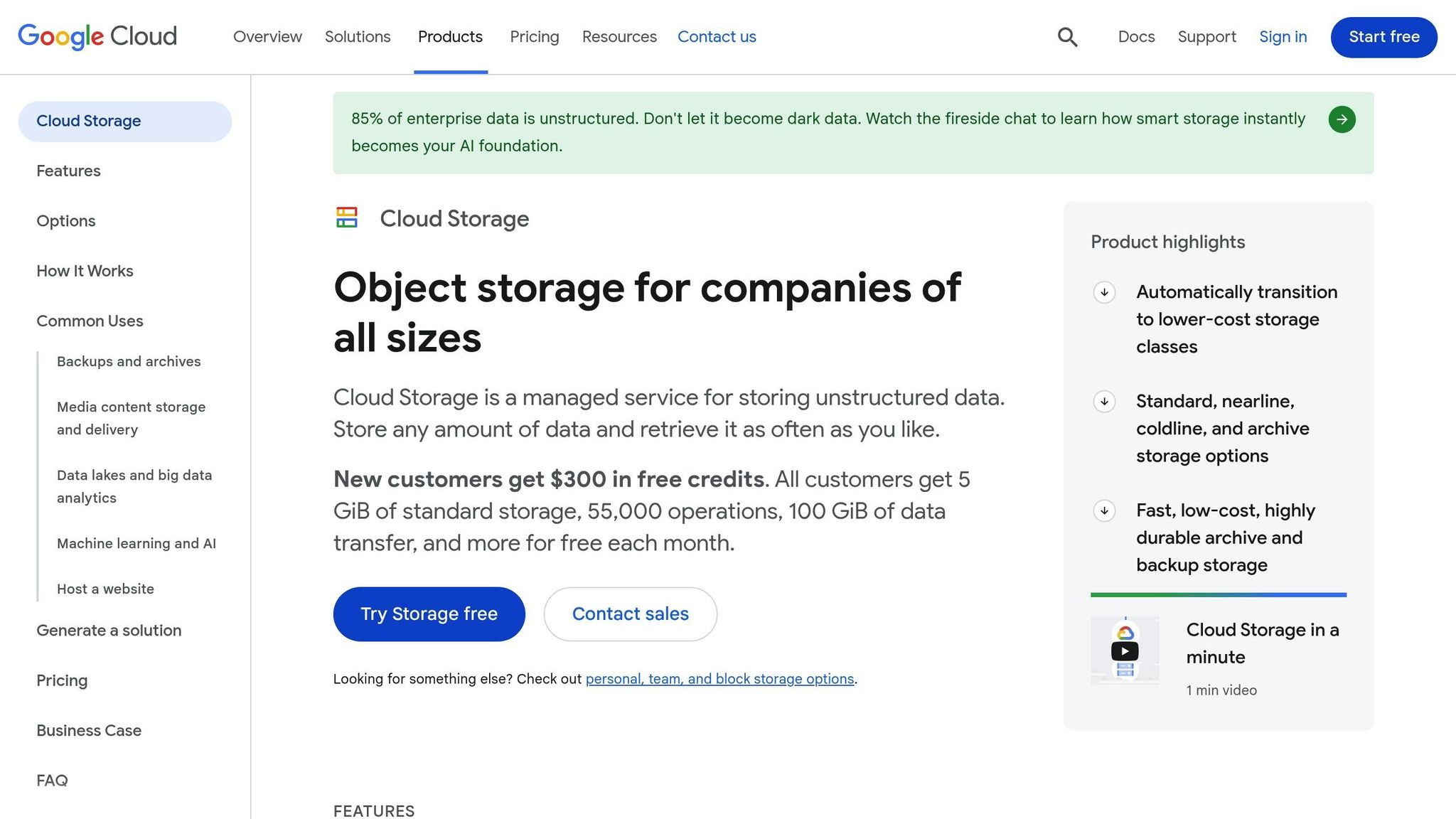 Google Cloud Storage