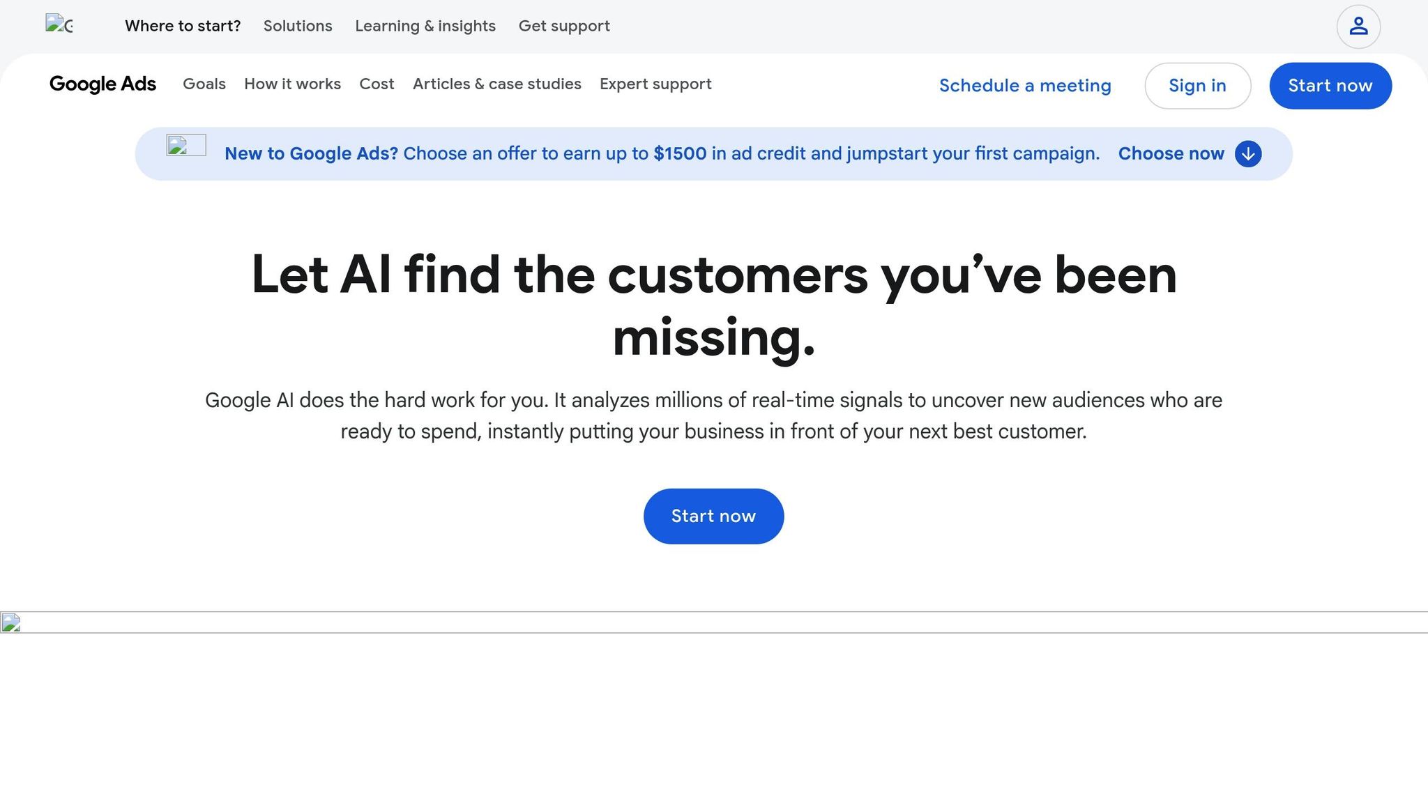 Google Ads Performance Planner interface displaying campaign budget forecasts and pacing data