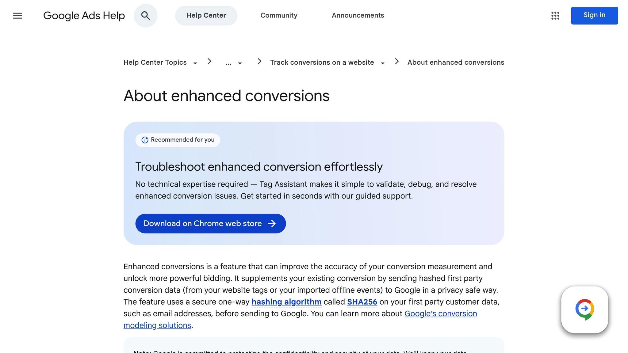 Enhanced Conversions