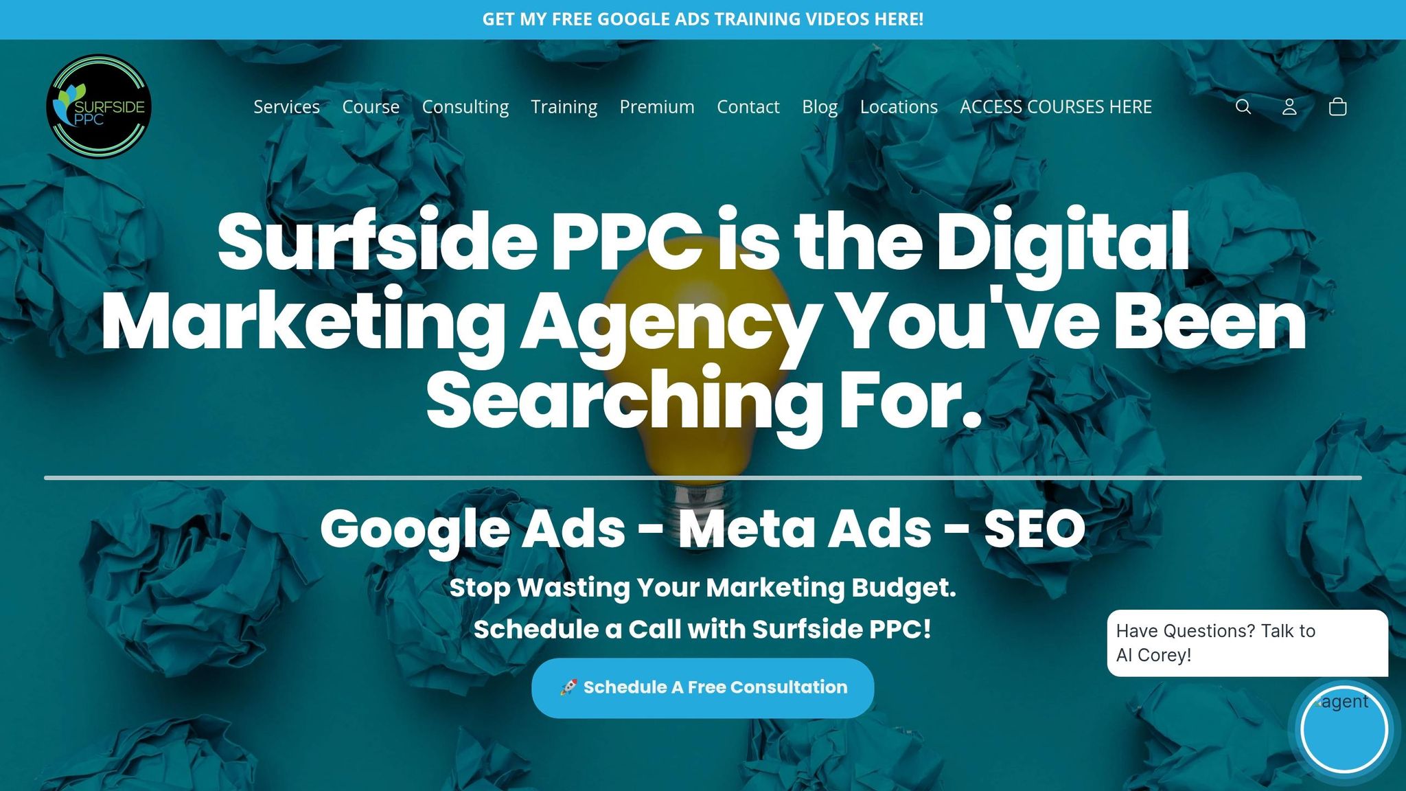 Surfside PPC management services for medical practices and healthcare clinics