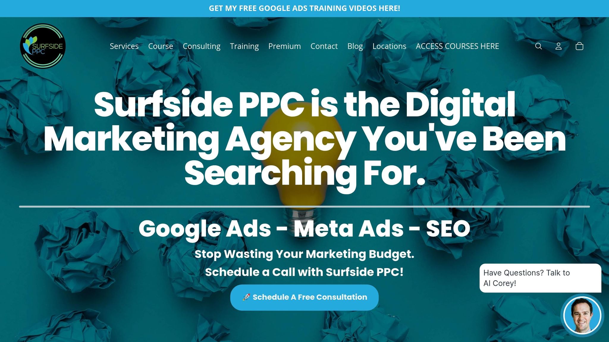 Surfside PPC Google Ads courses and marketing management for medical practices