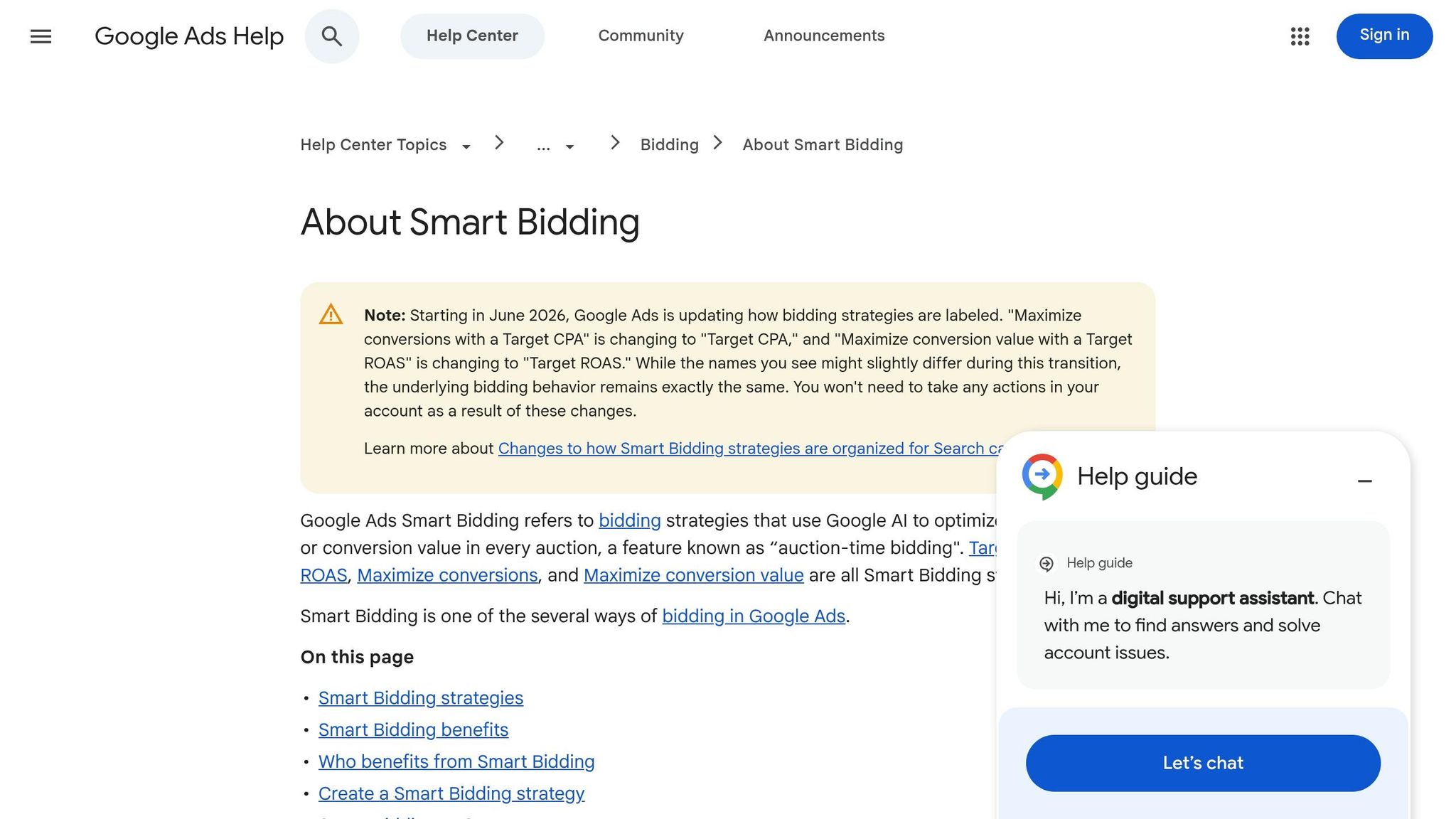 Smart Bidding