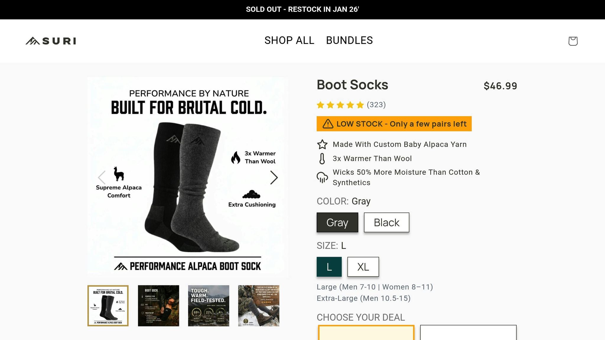 Suri Boot Socks