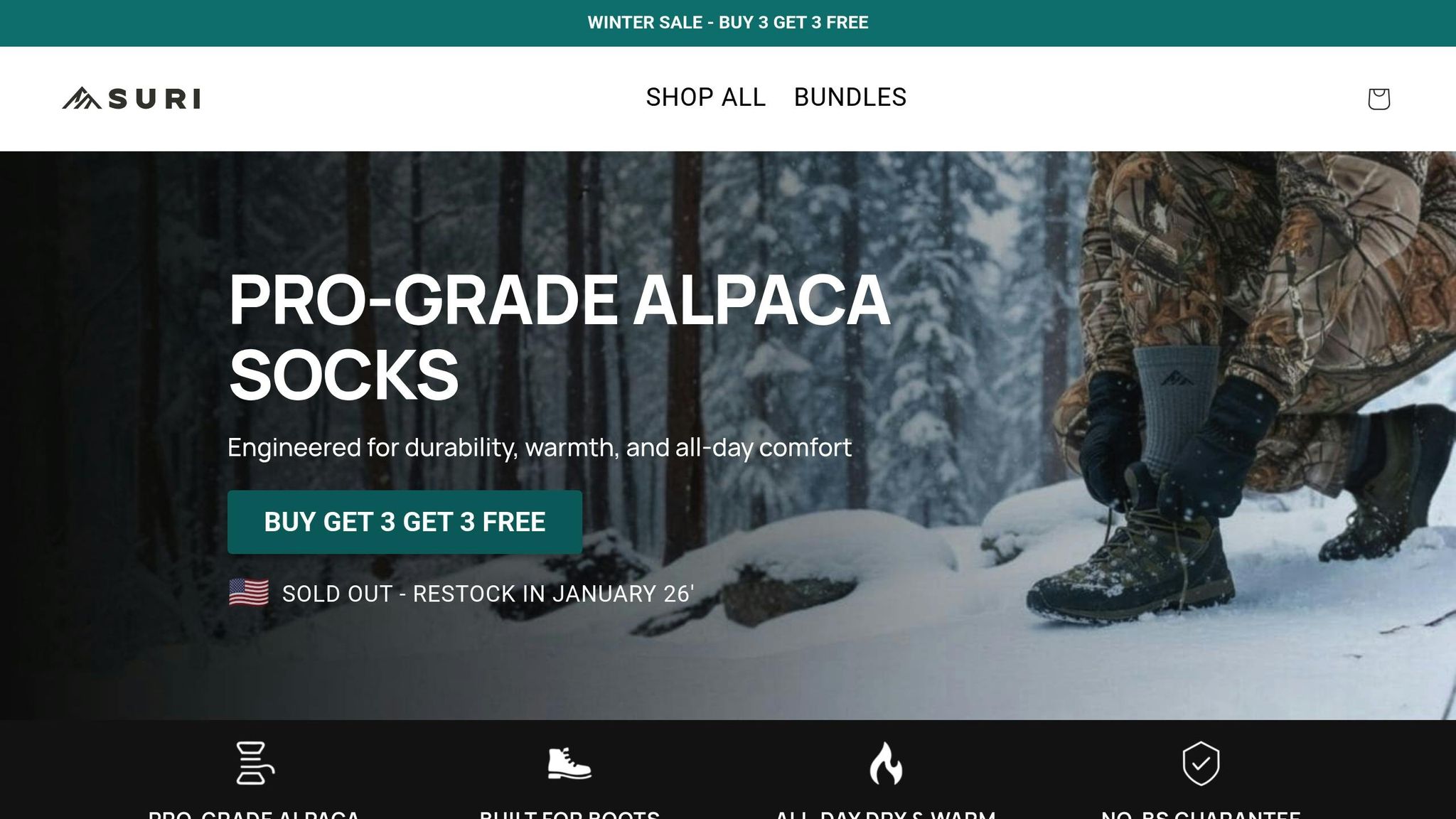 Suri Performance Alpaca Socks