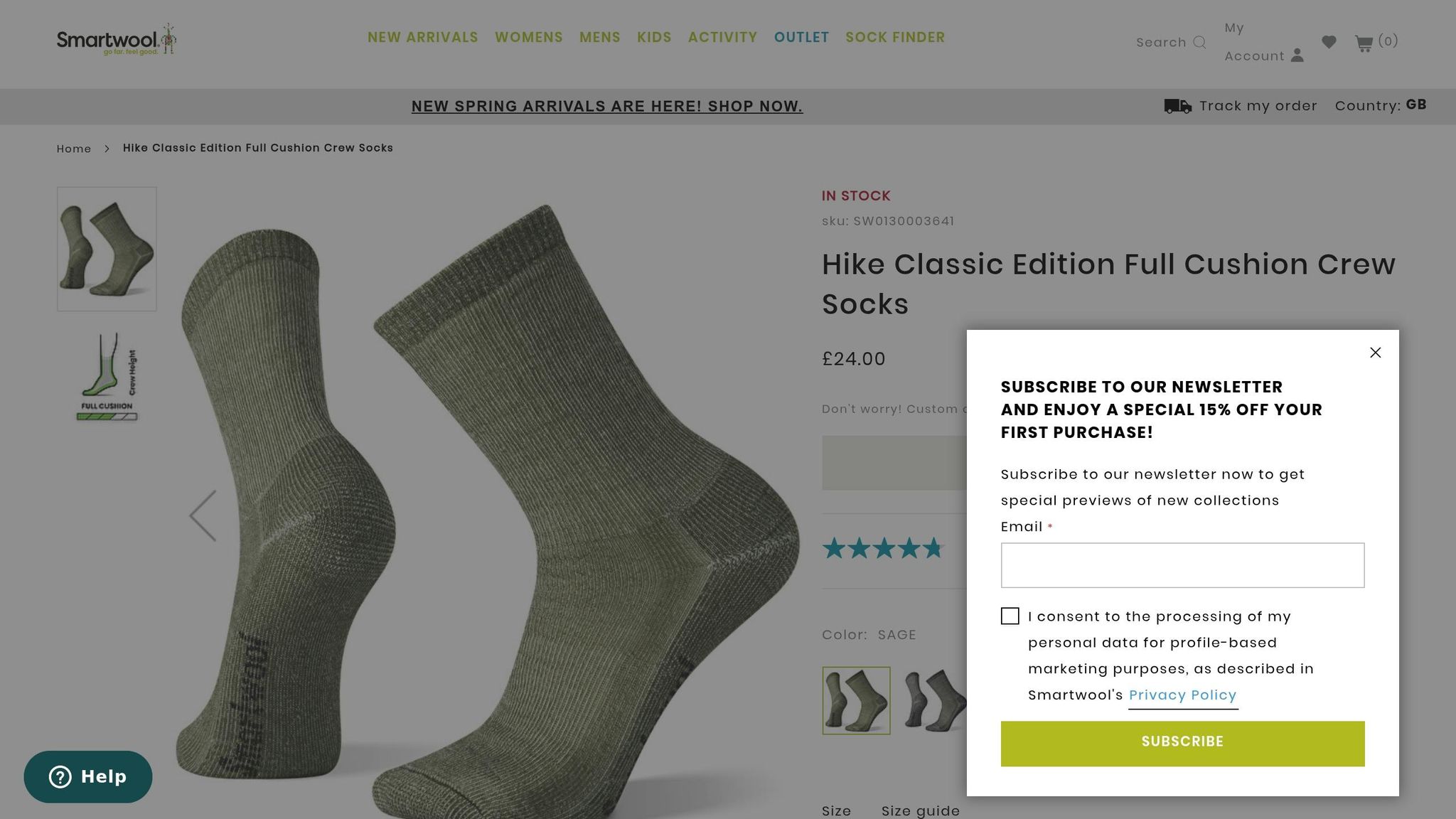 Smartwool Classic Hike Full Cushion Socks