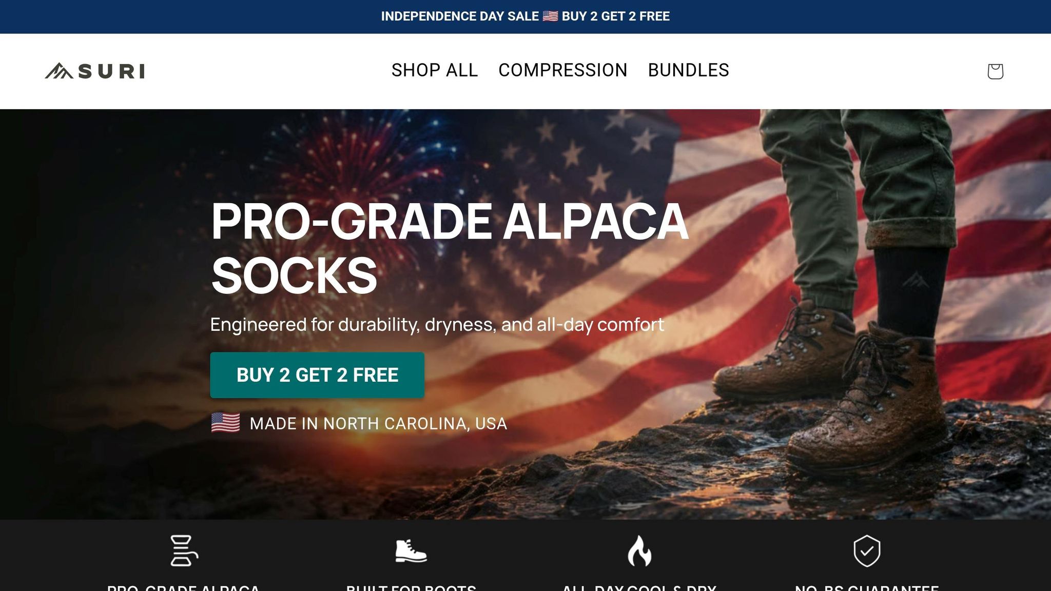 Suri Performance Alpaca Crew Socks
