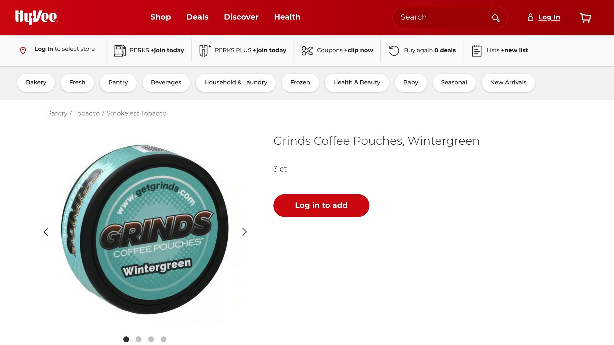 Grinds Coffee Pouches