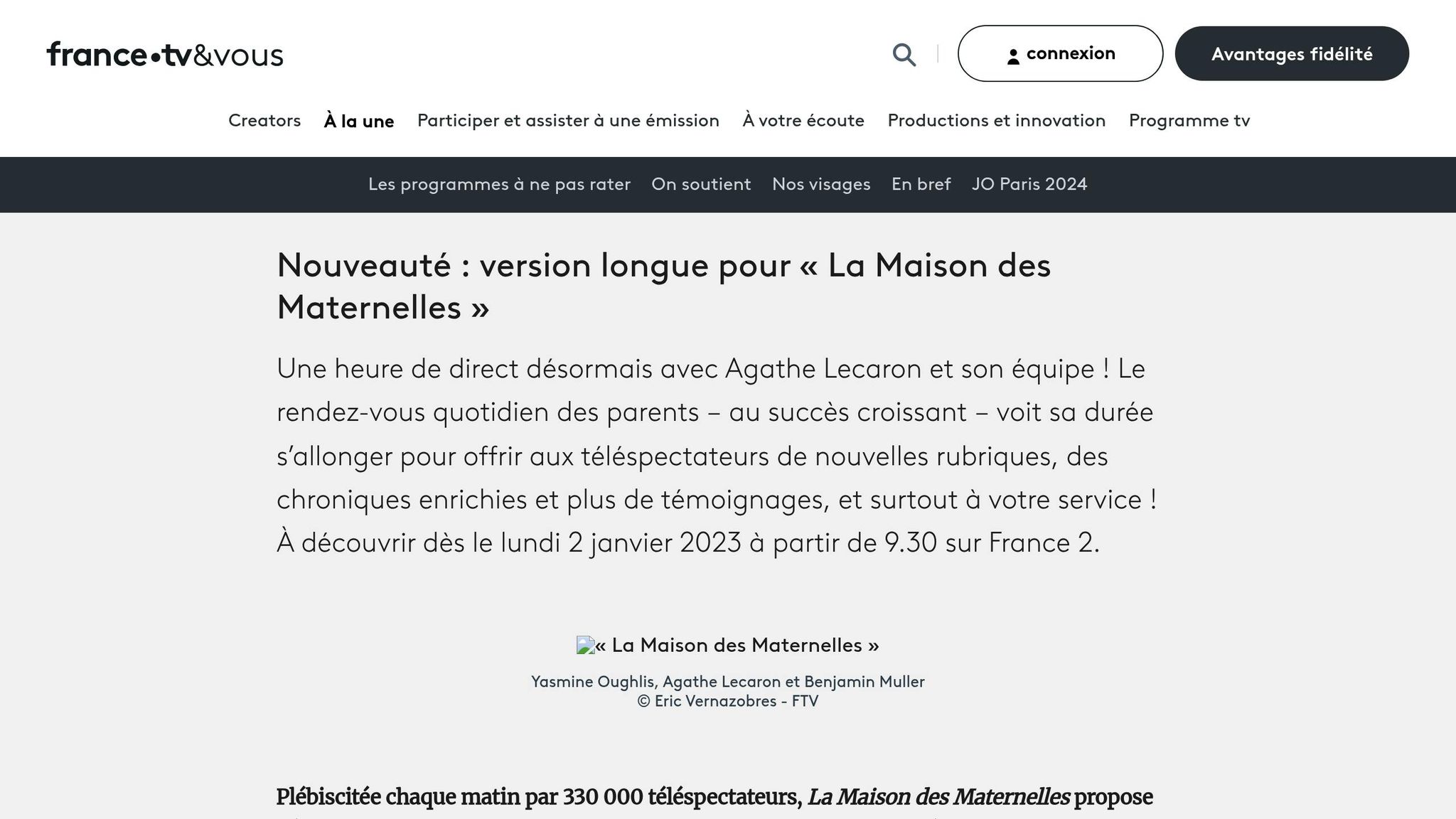 La Maison des maternelles
