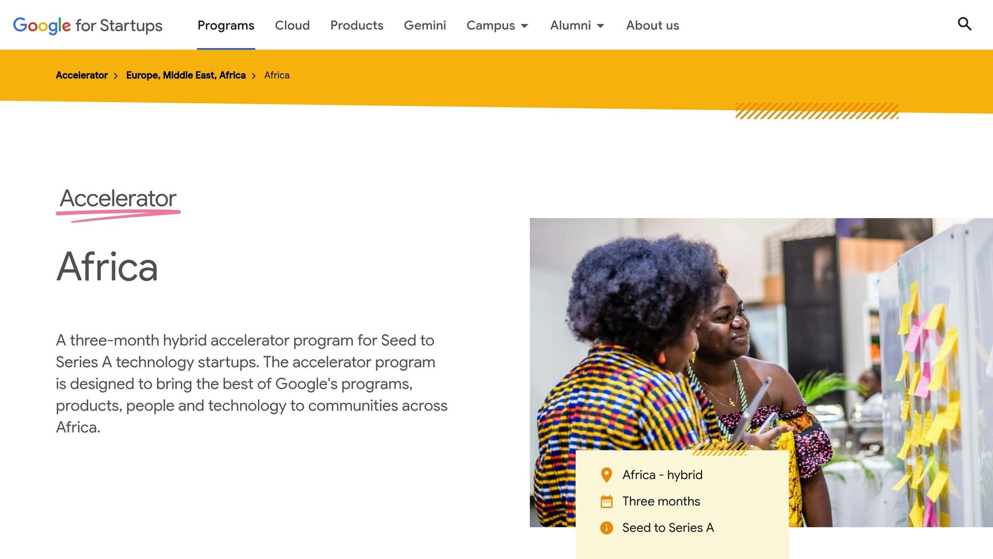 Google for Startups Accelerator Africa