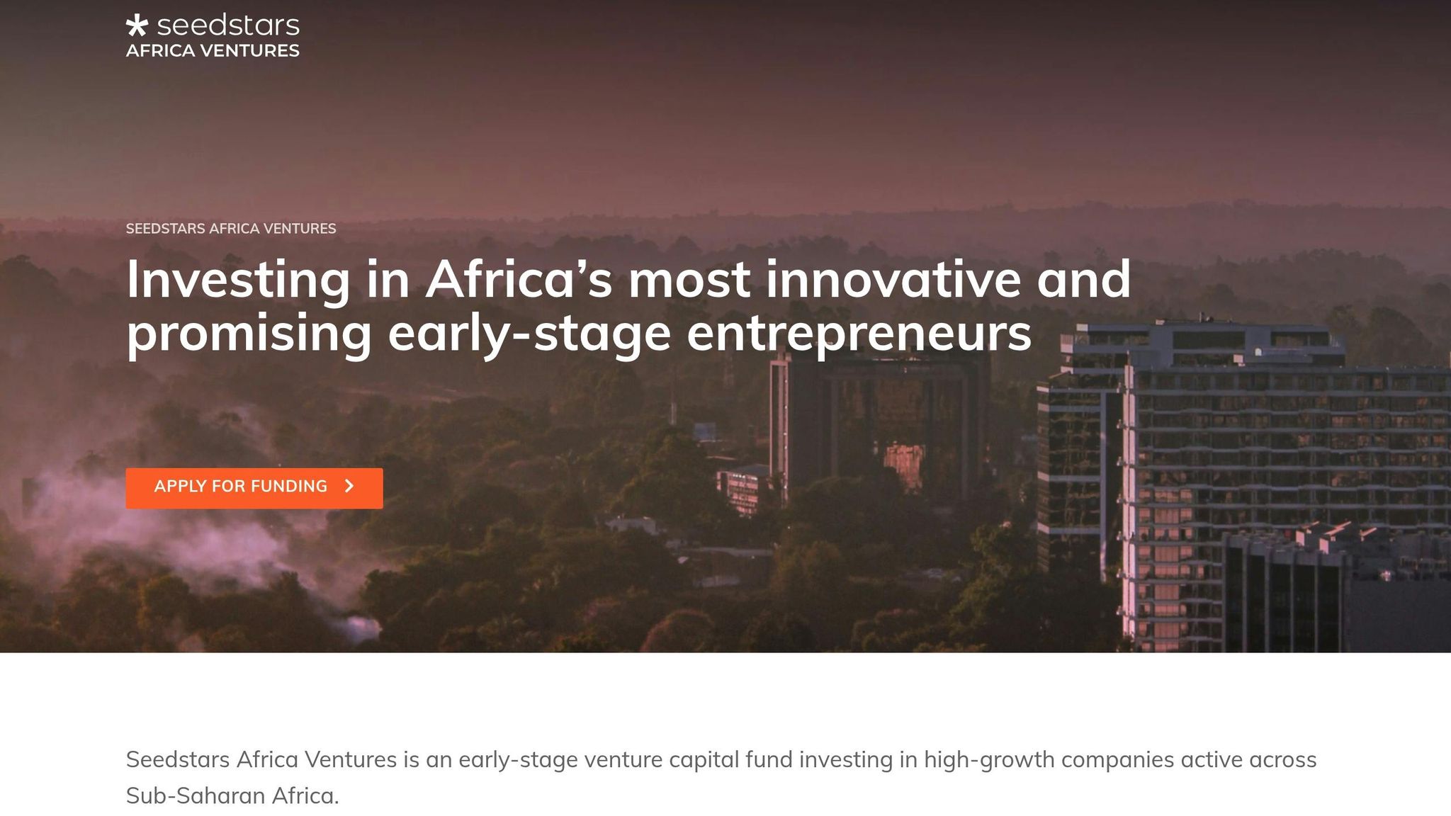Seedstars Africa Ventures
