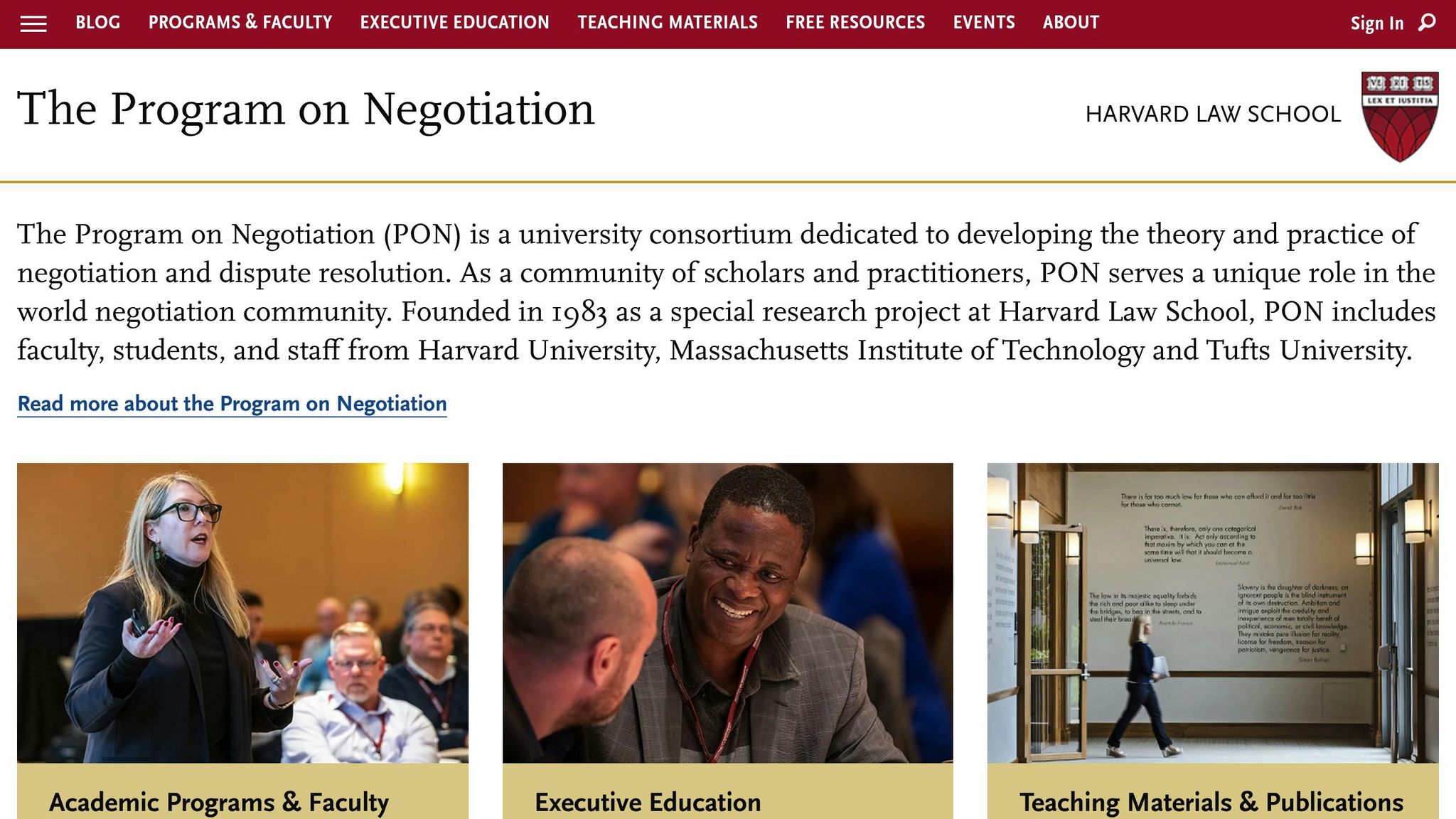 Harvard Principles of Negotiation