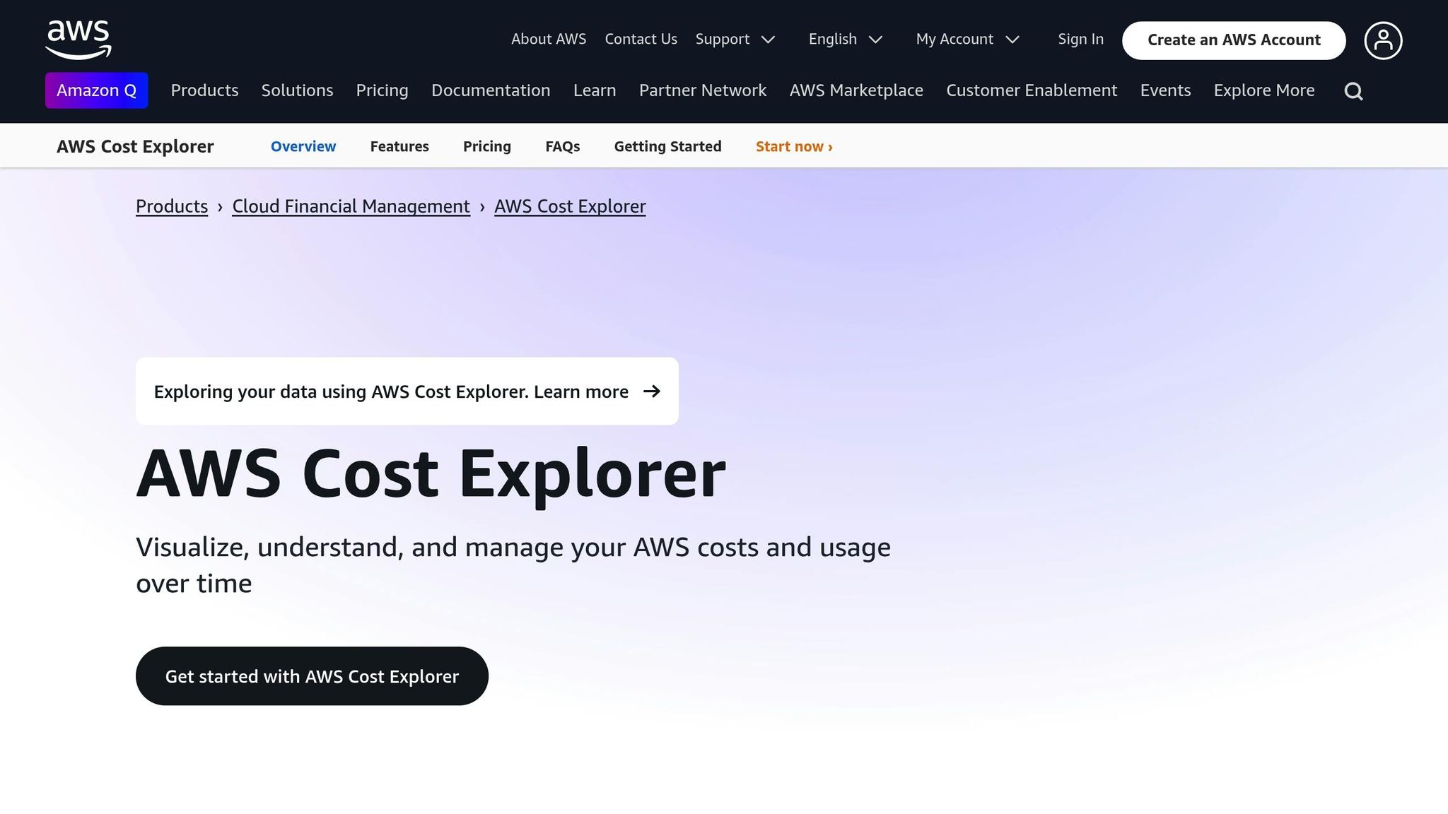 AWS Cost Explorer