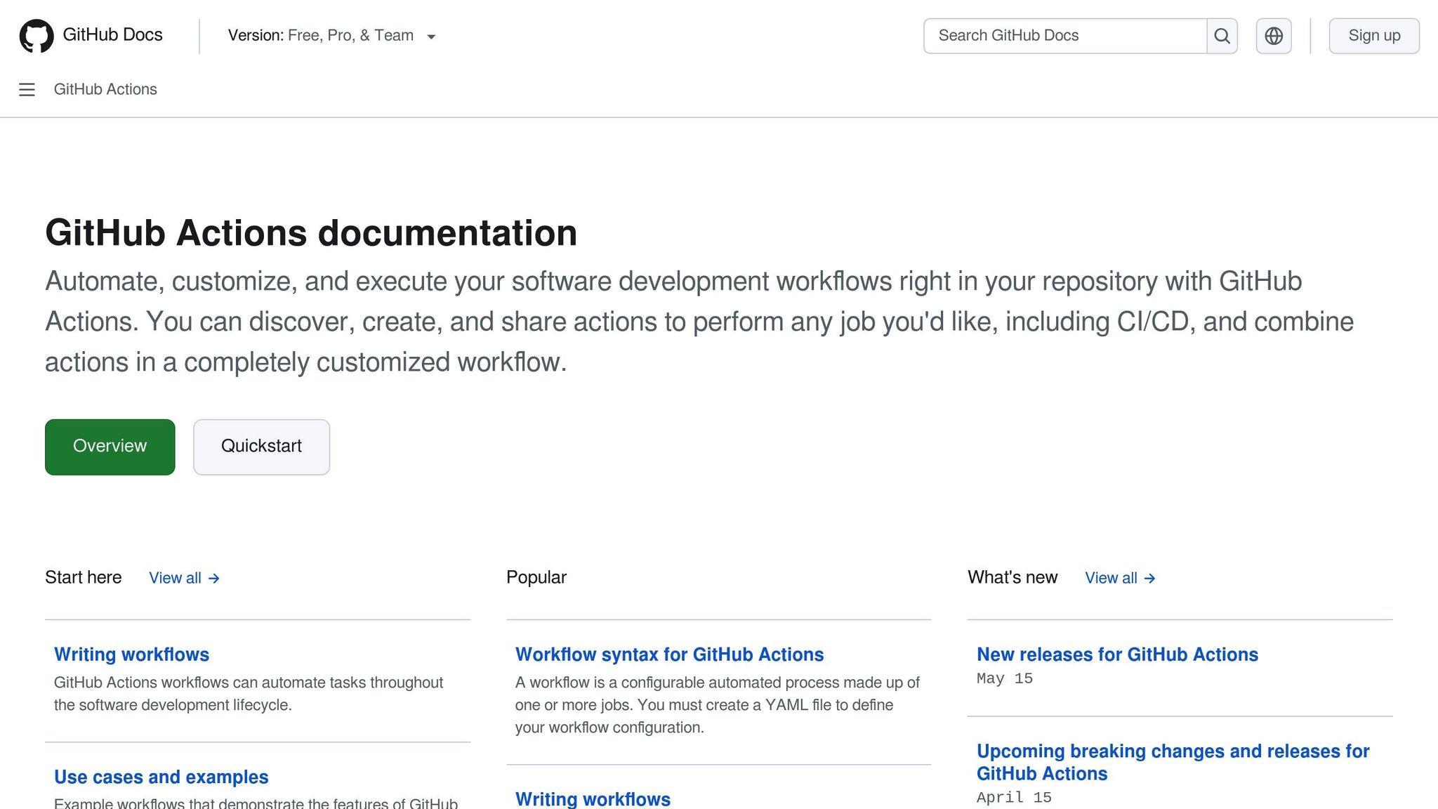 GitHub Actions