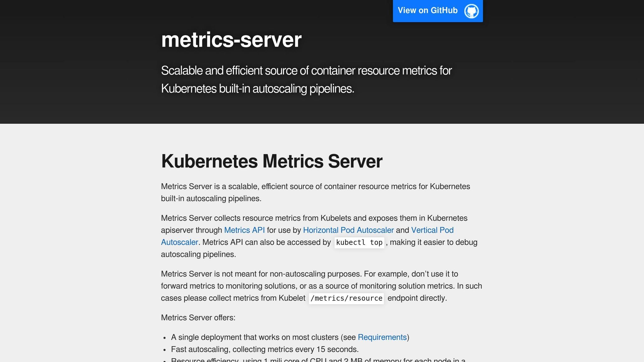 Metrics Server