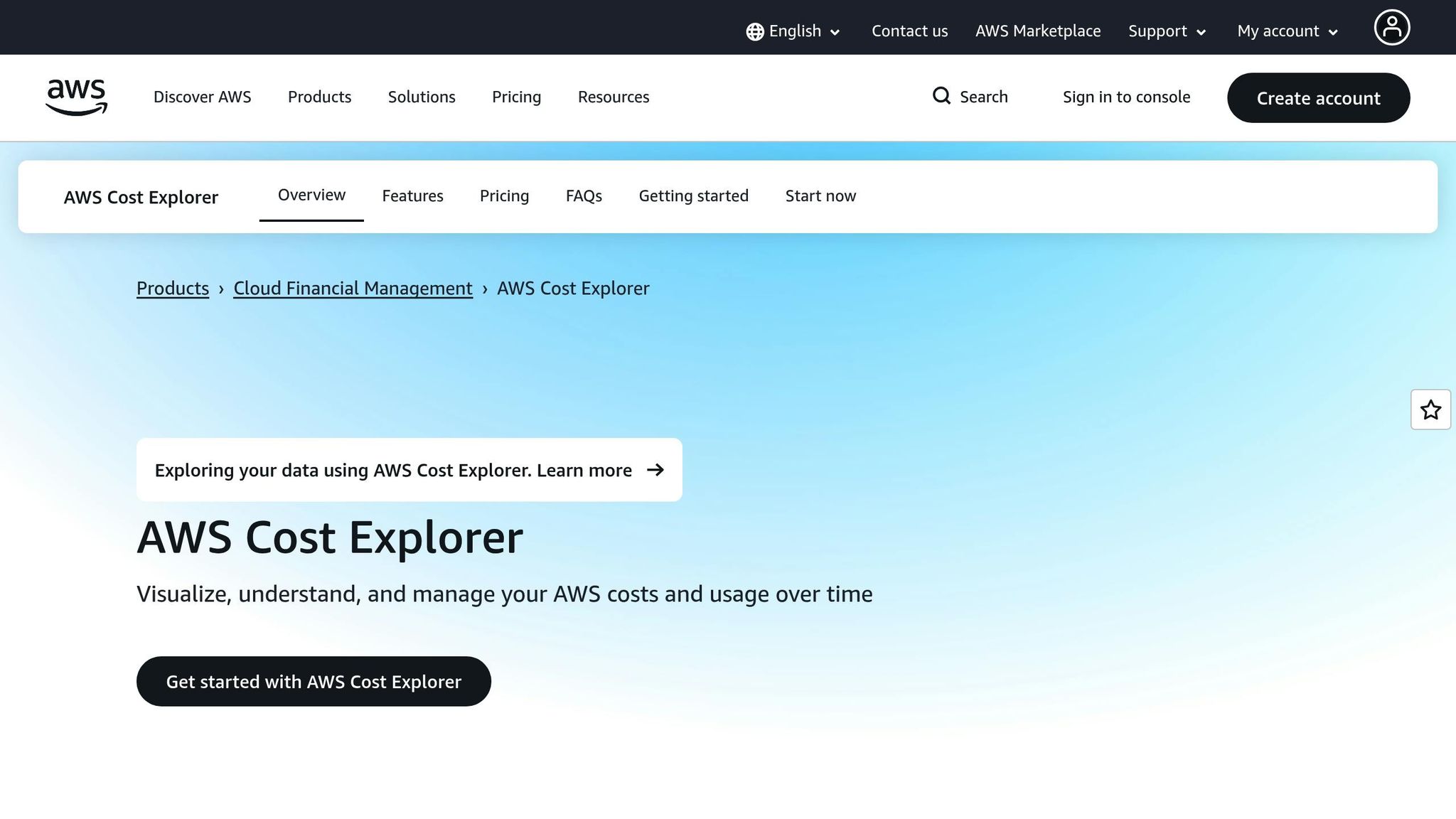 AWS Cost Explorer