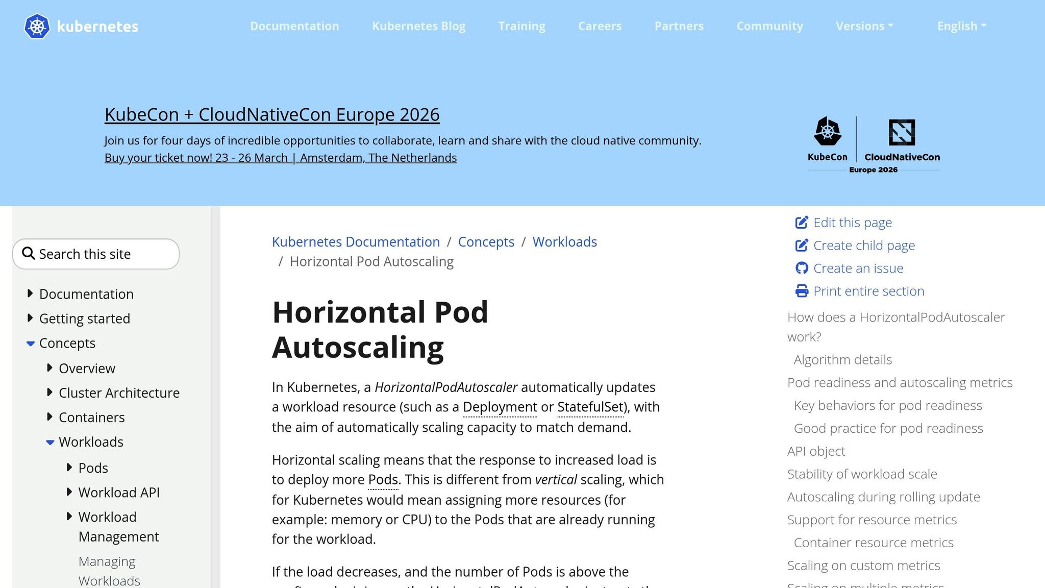 Horizontal Pod Autoscaler