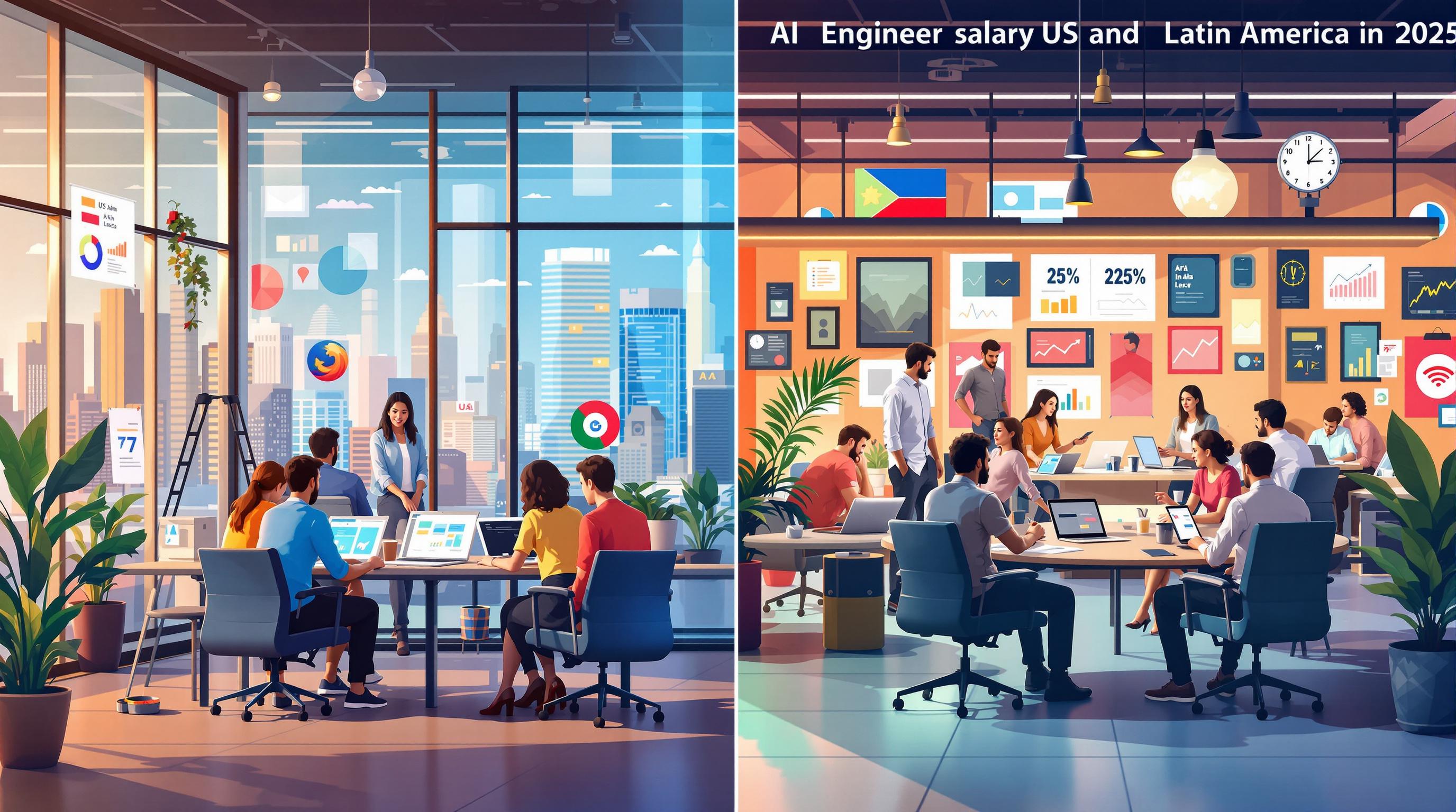 AI Engineer Salary Guide: US vs Latin America 2025