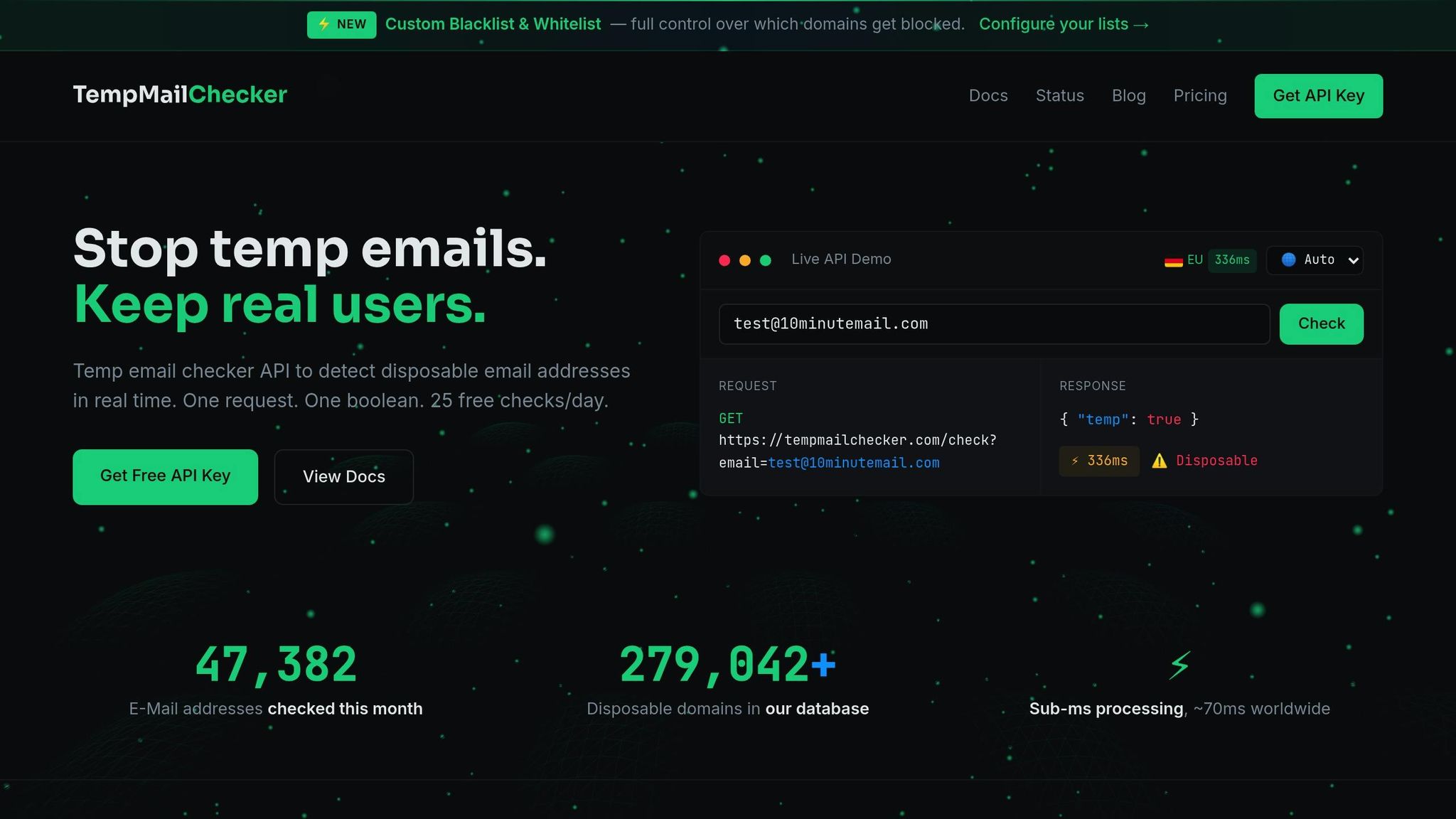 TempMailChecker