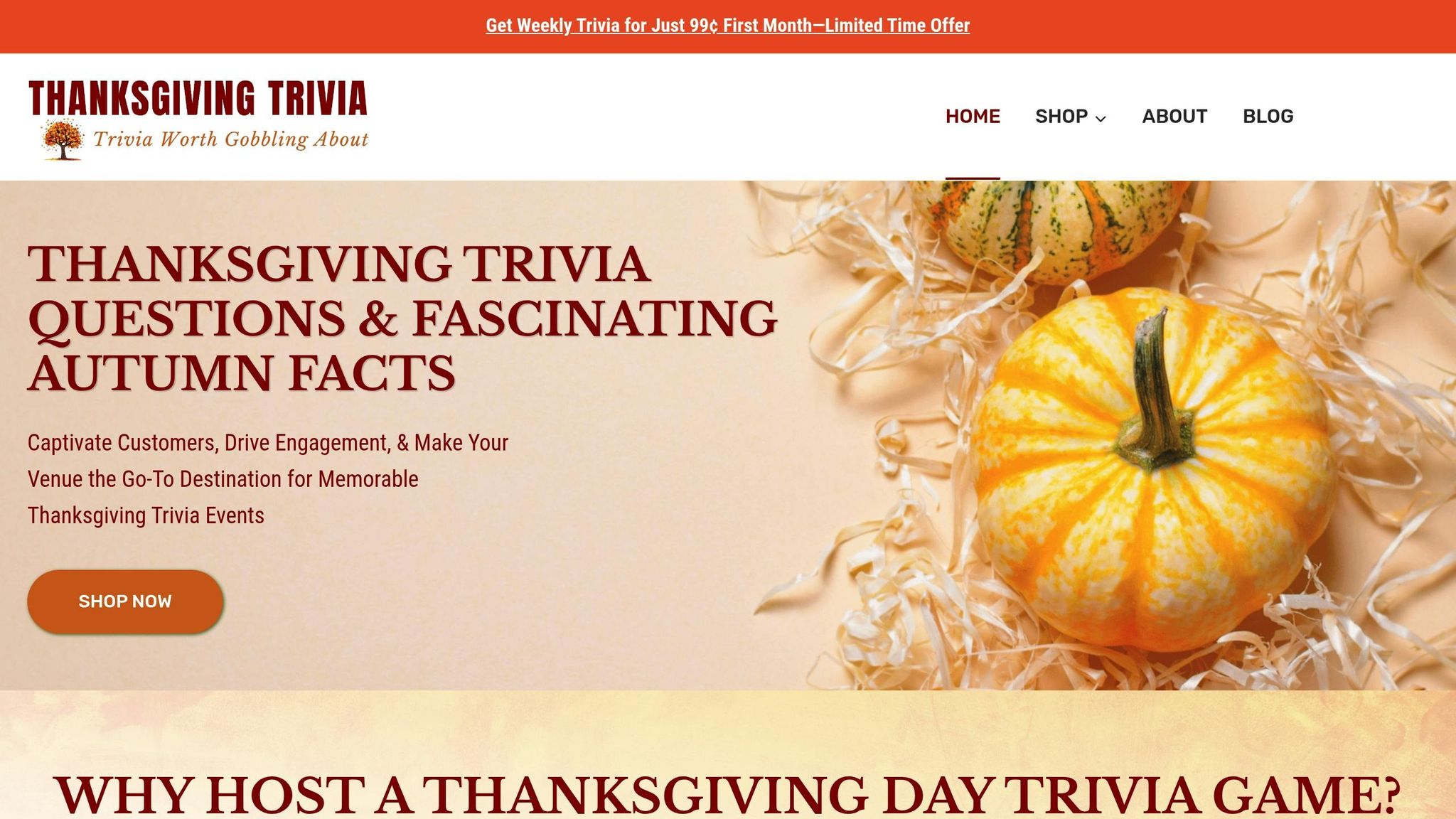 ThanksgivingTrivia.com