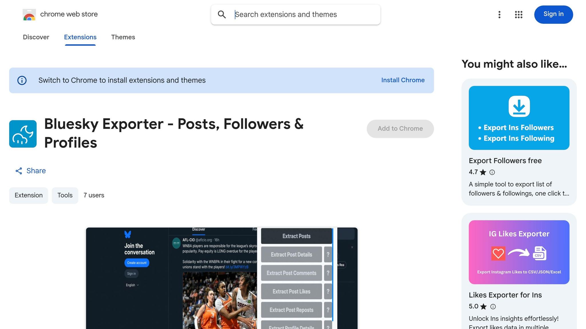 Bluesky Posts Exporter