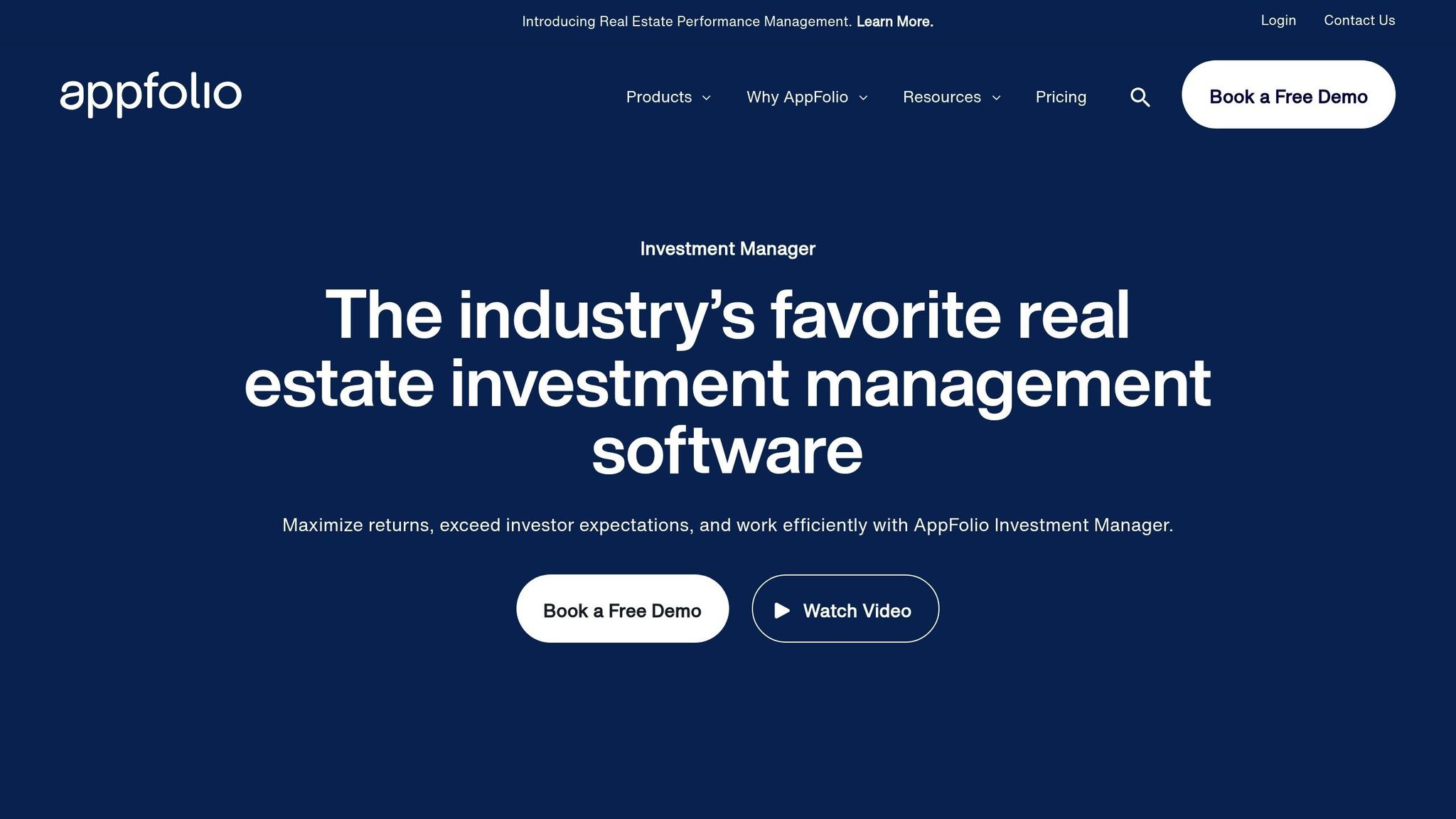 AppFolio Investment Manager