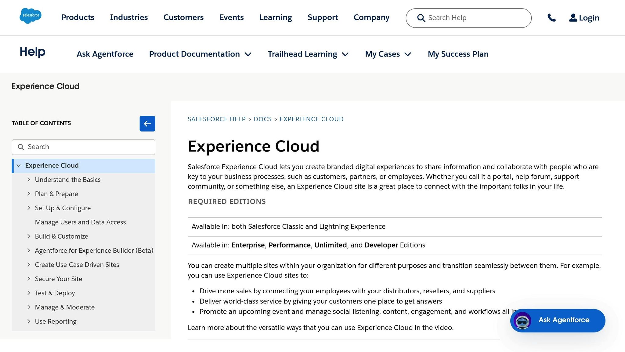 Salesforce Experience Cloud
