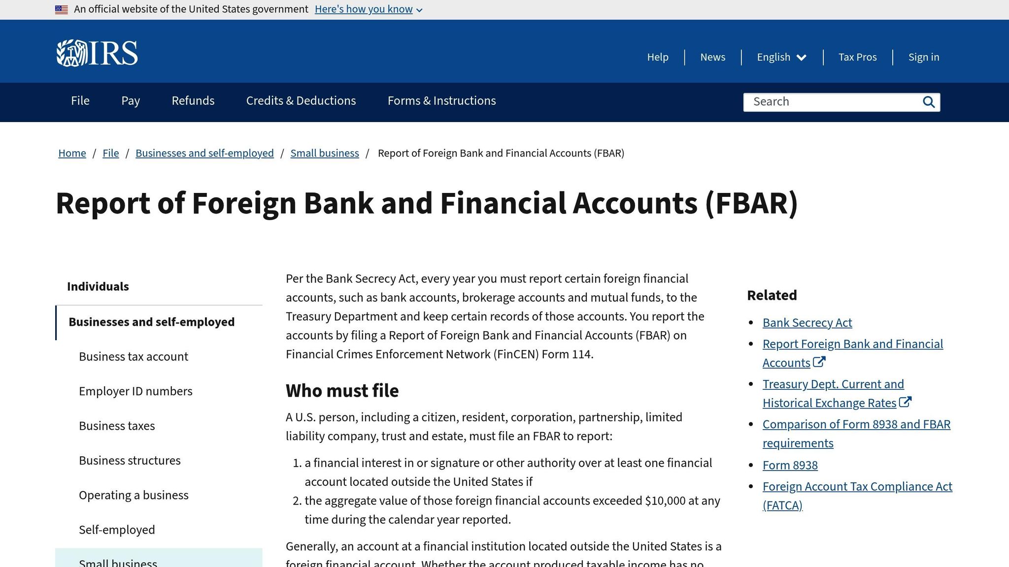 FBAR