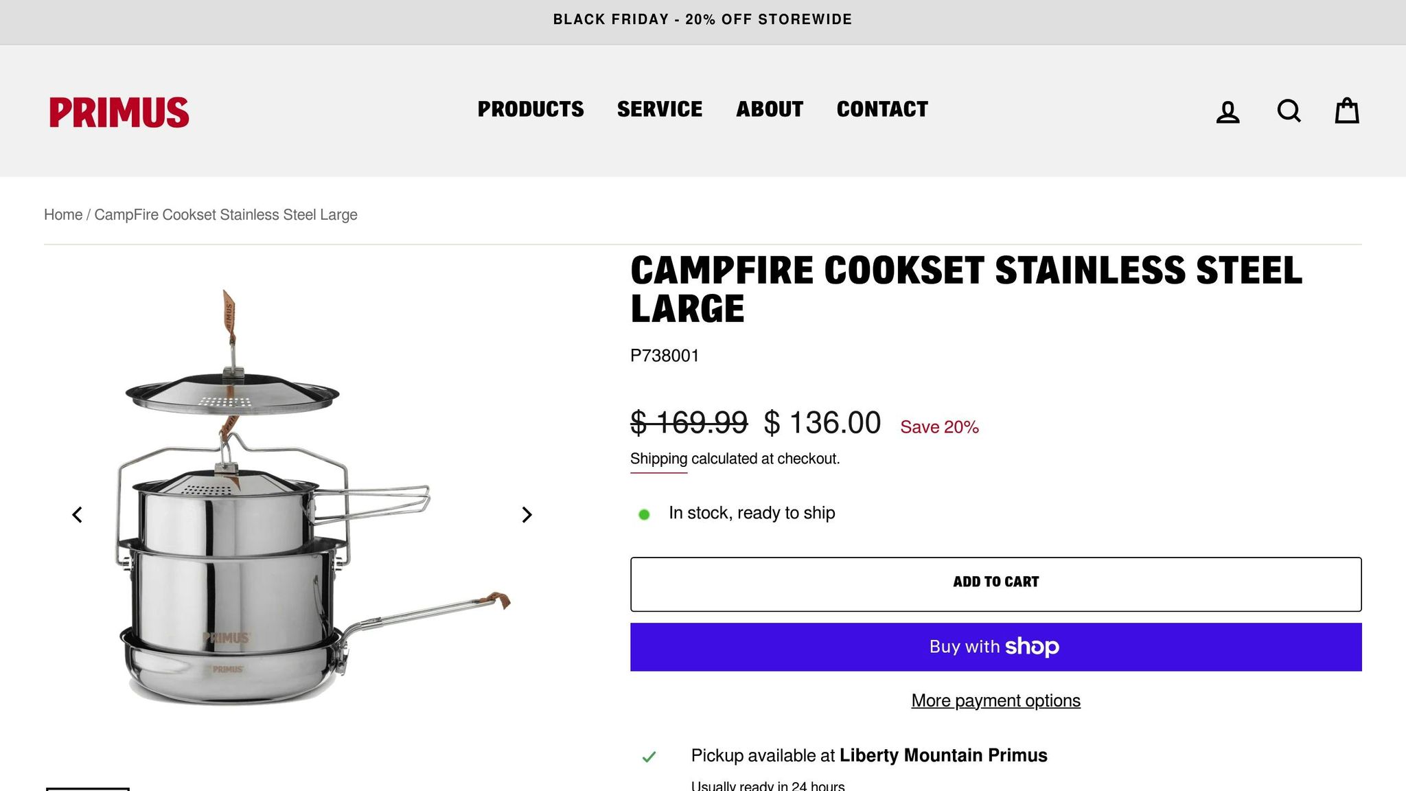 Primus Campfire Cookset Large