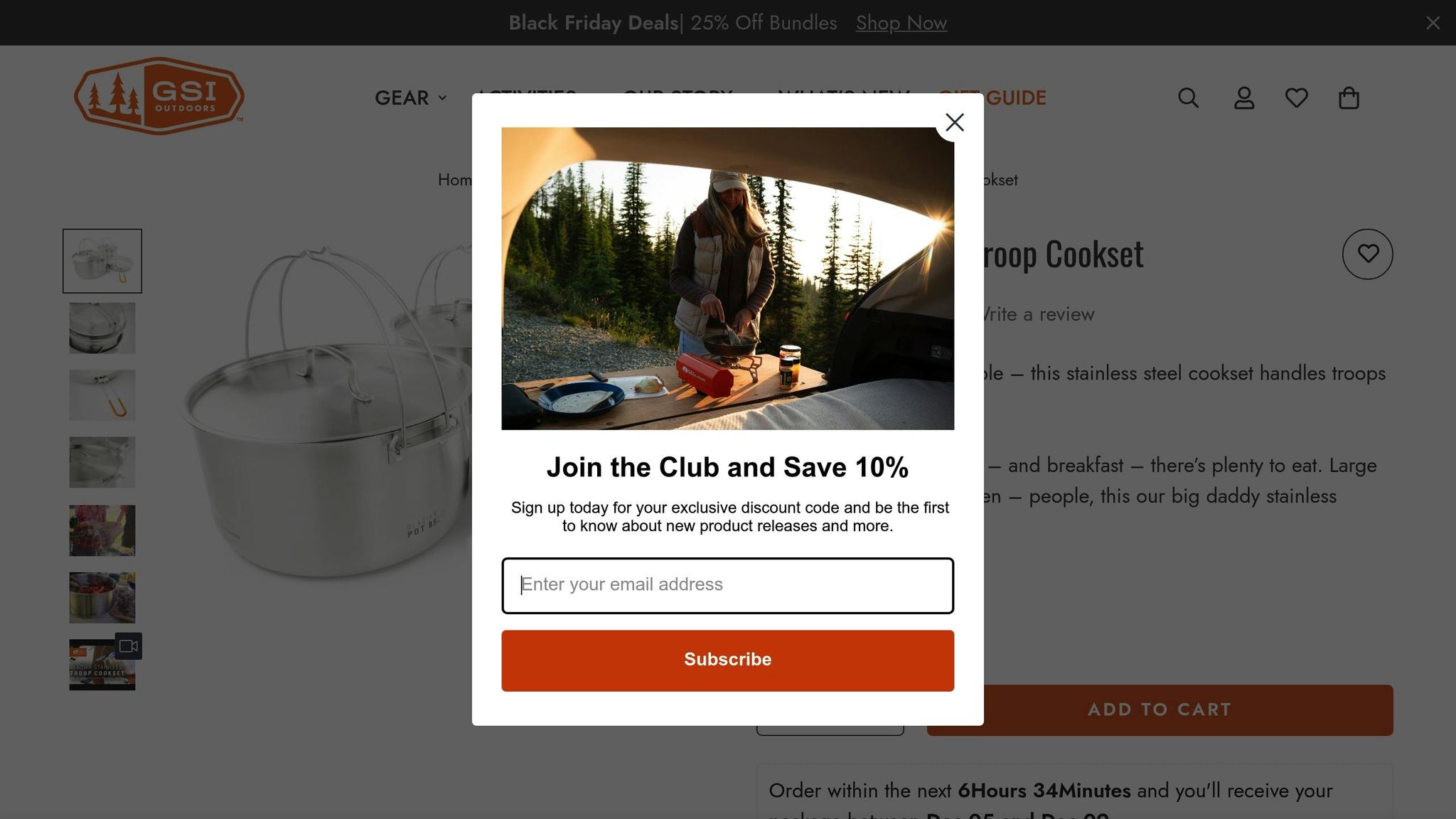 GSI Outdoors Glacier Stainless Troop Cookset