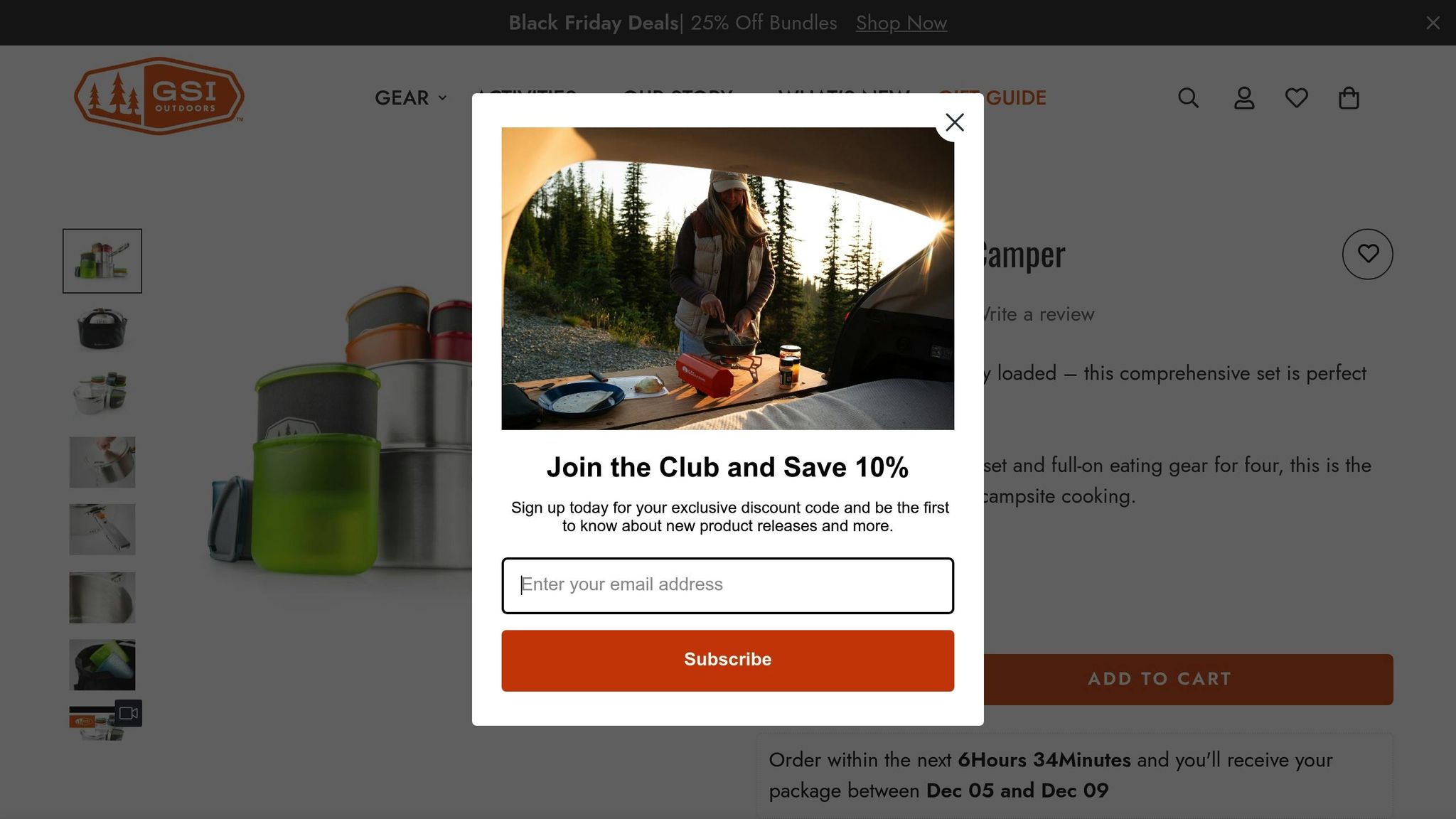GSI Outdoors Glacier Stainless Camper Set