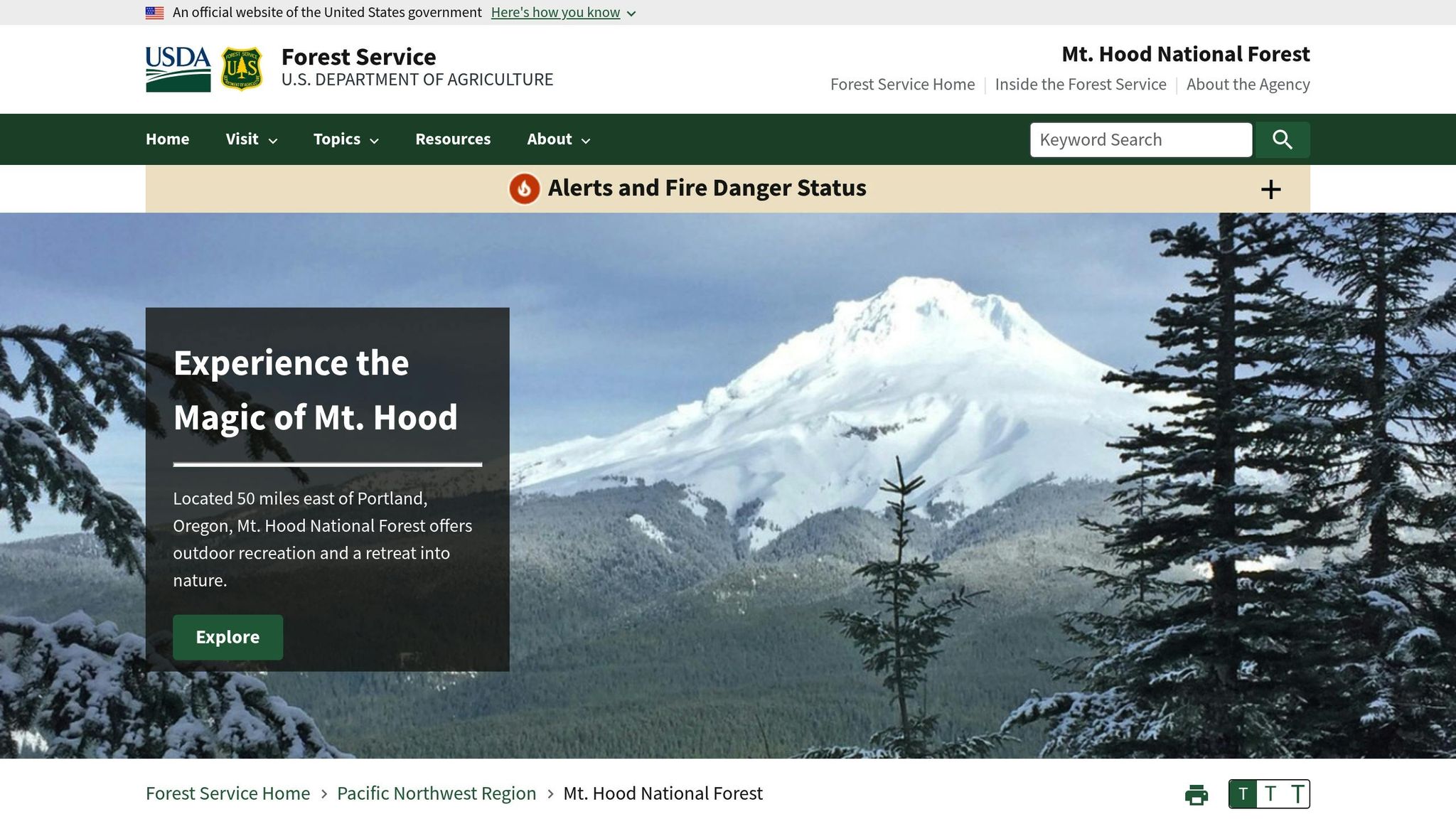 Mount Hood National Forest