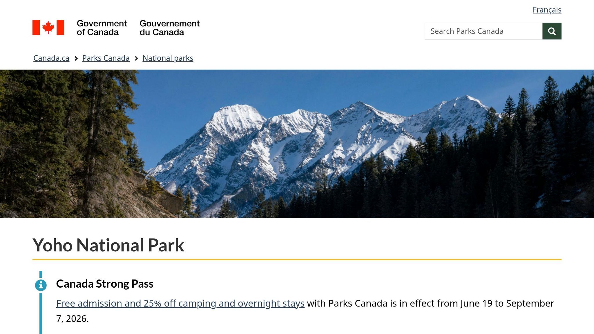 Yoho National Park
